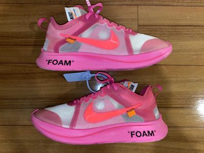 Off-White × Nike Zoom Fly "Pink"