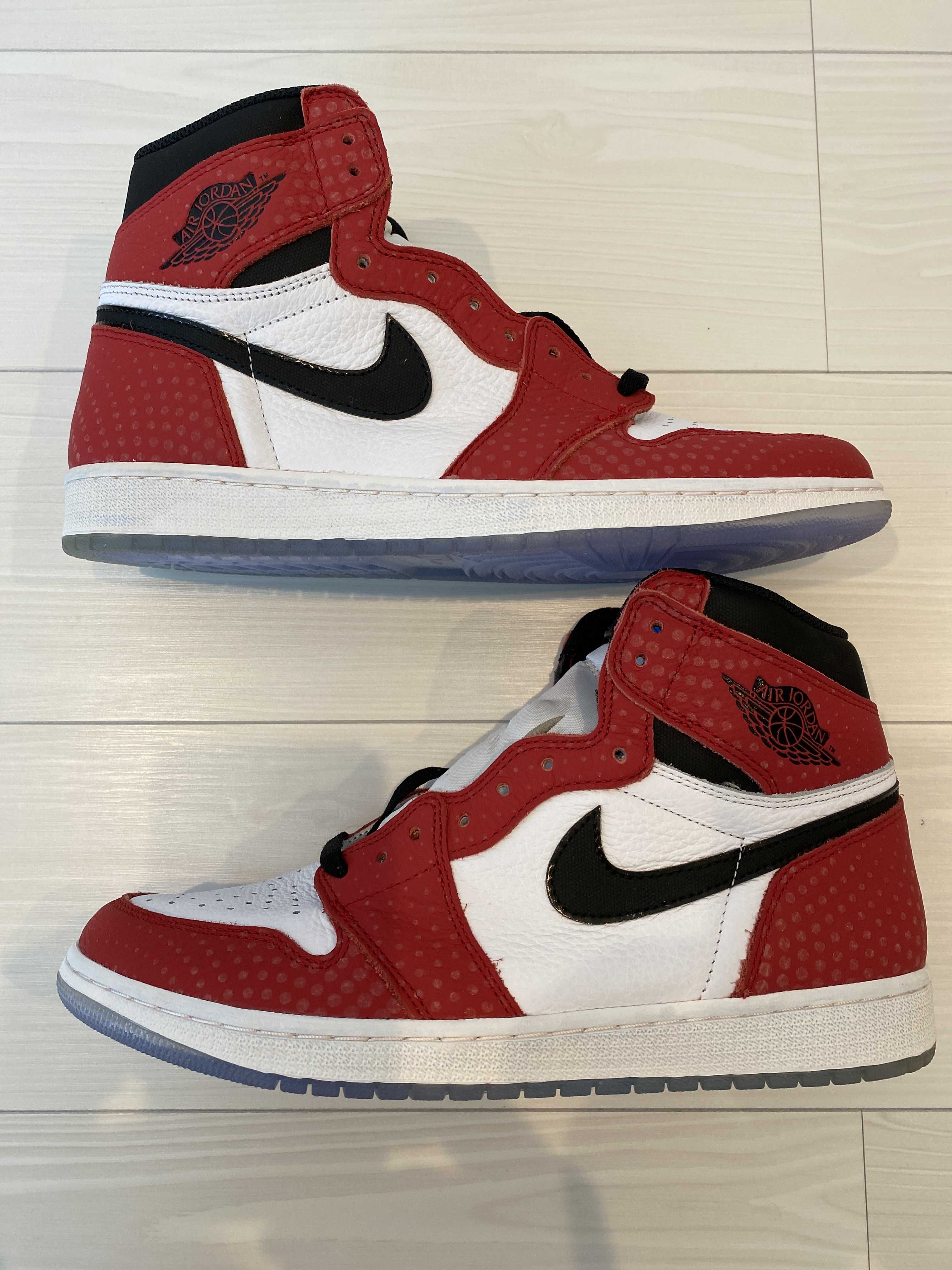 Spiderman × Nike Air Jordan 1 Origin Story "Gym Red/White/Photo Blue/Black"