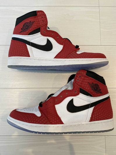 Spiderman × Nike Air Jordan 1 Origin Story "Gym Red/White/Photo Blue/Black"