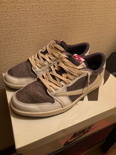 Travis Scott × Nike Air Jordan 1 Low OG SP "Reverse Mocha/Sail and Ridgerock"