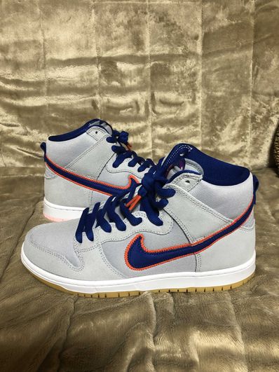 Nike SB Dunk High "Rush Blue and Team Orange/New York Mets"