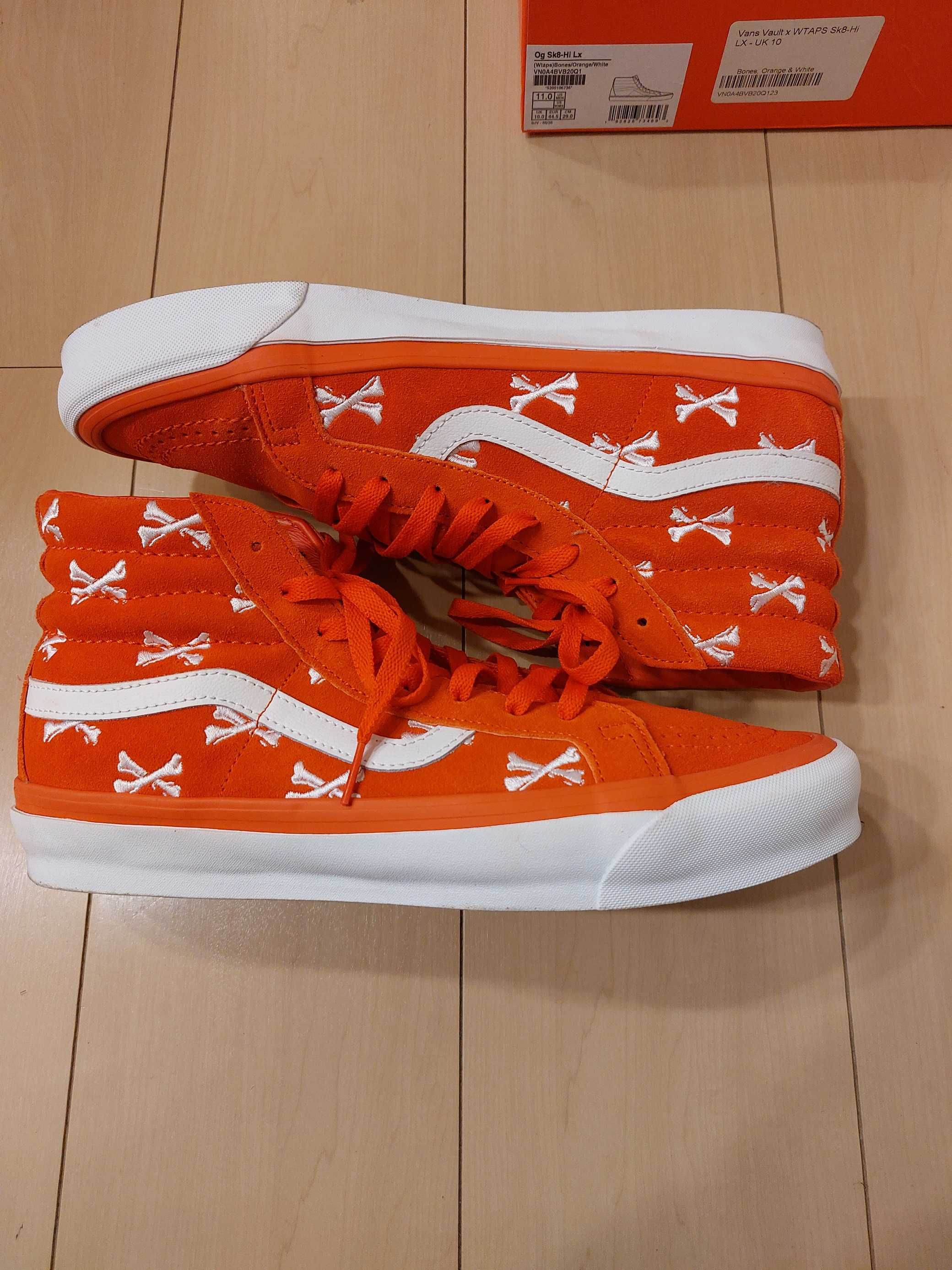 WTAPS × VANS VAULT SK8-HI LX "ORANGE/WHITE"