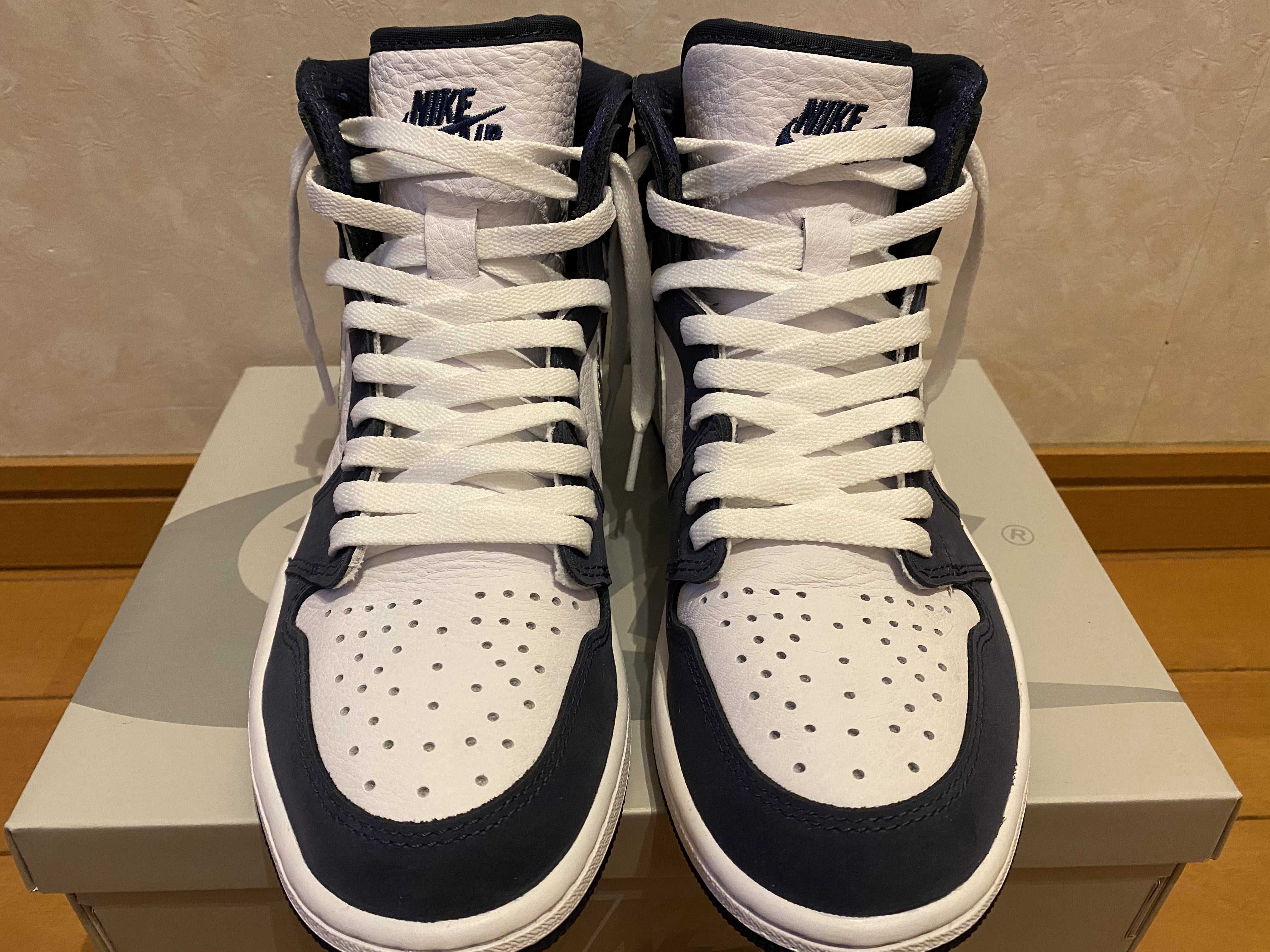 Nike Air Jordan 1 High OG CO.JP "White/Midnight Navy" (2020)(ブリーフケースなし)
