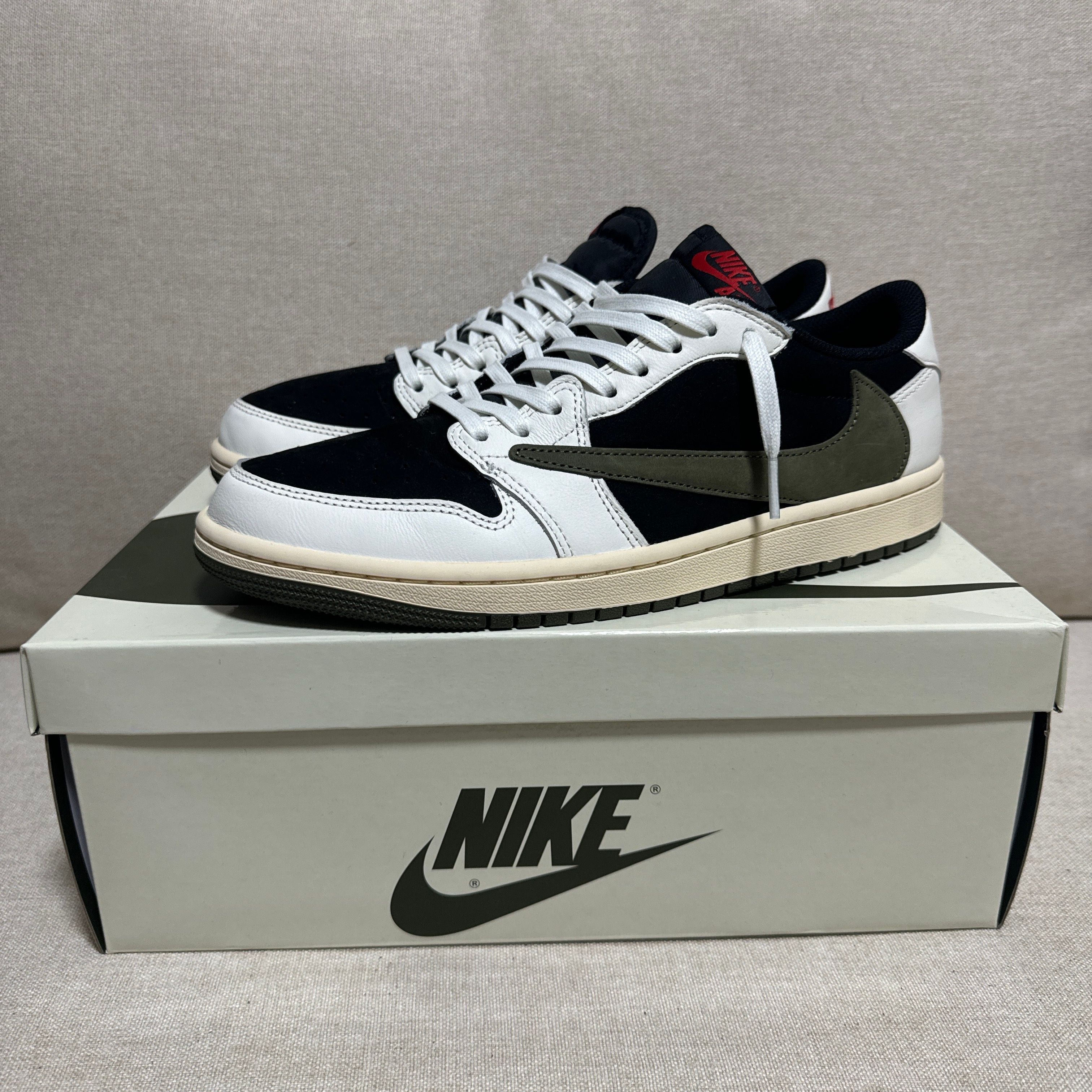 Travis Scott × Nike Women's Air Jordan 1 Low OG "Medium Olive"