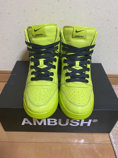 AMBUSH × NIKE DUNK HIGH "FLASH LIME"