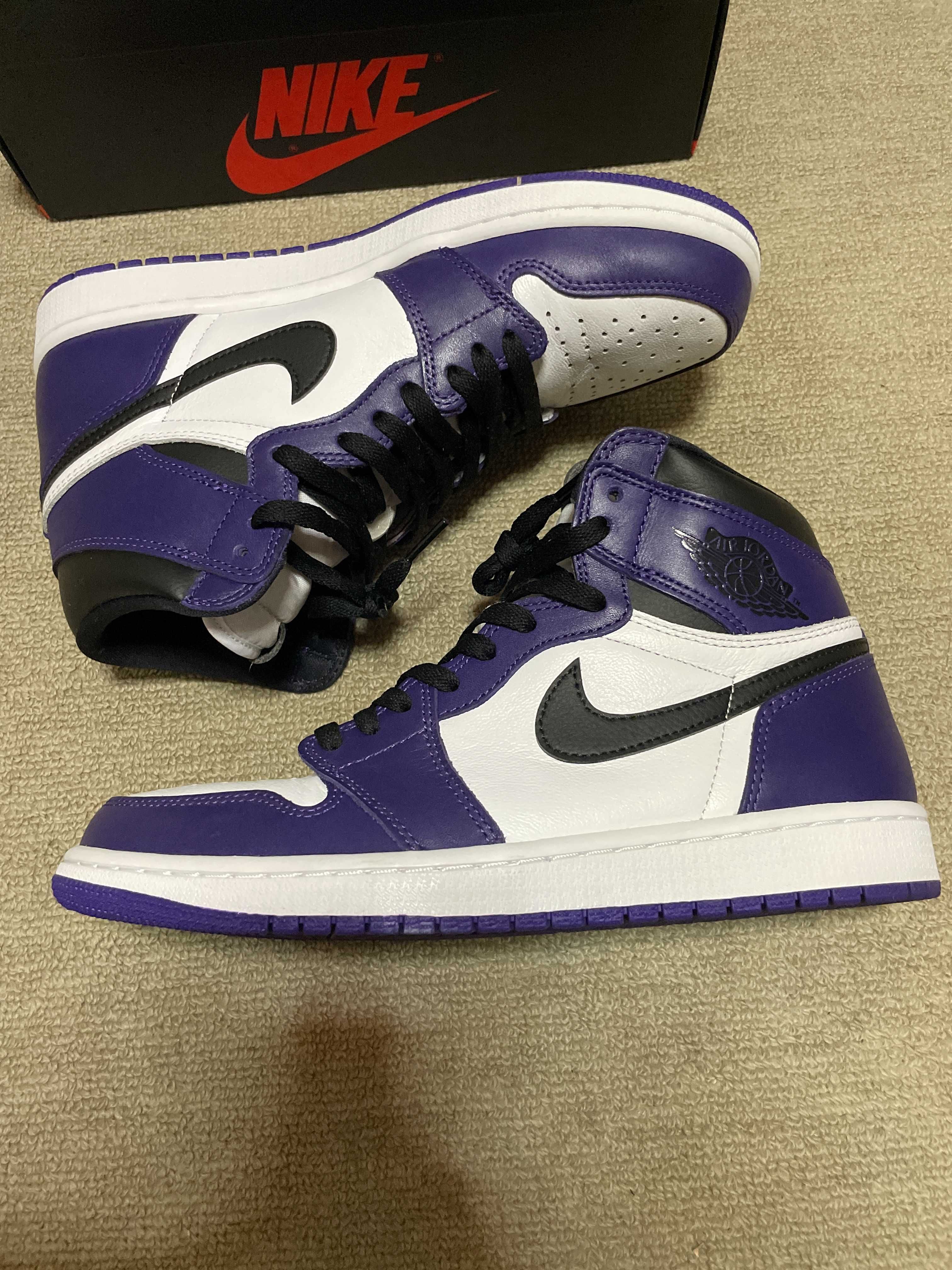 Nike Air Jordan 1 Retro High OG "Court Purple White/Black" (2020)