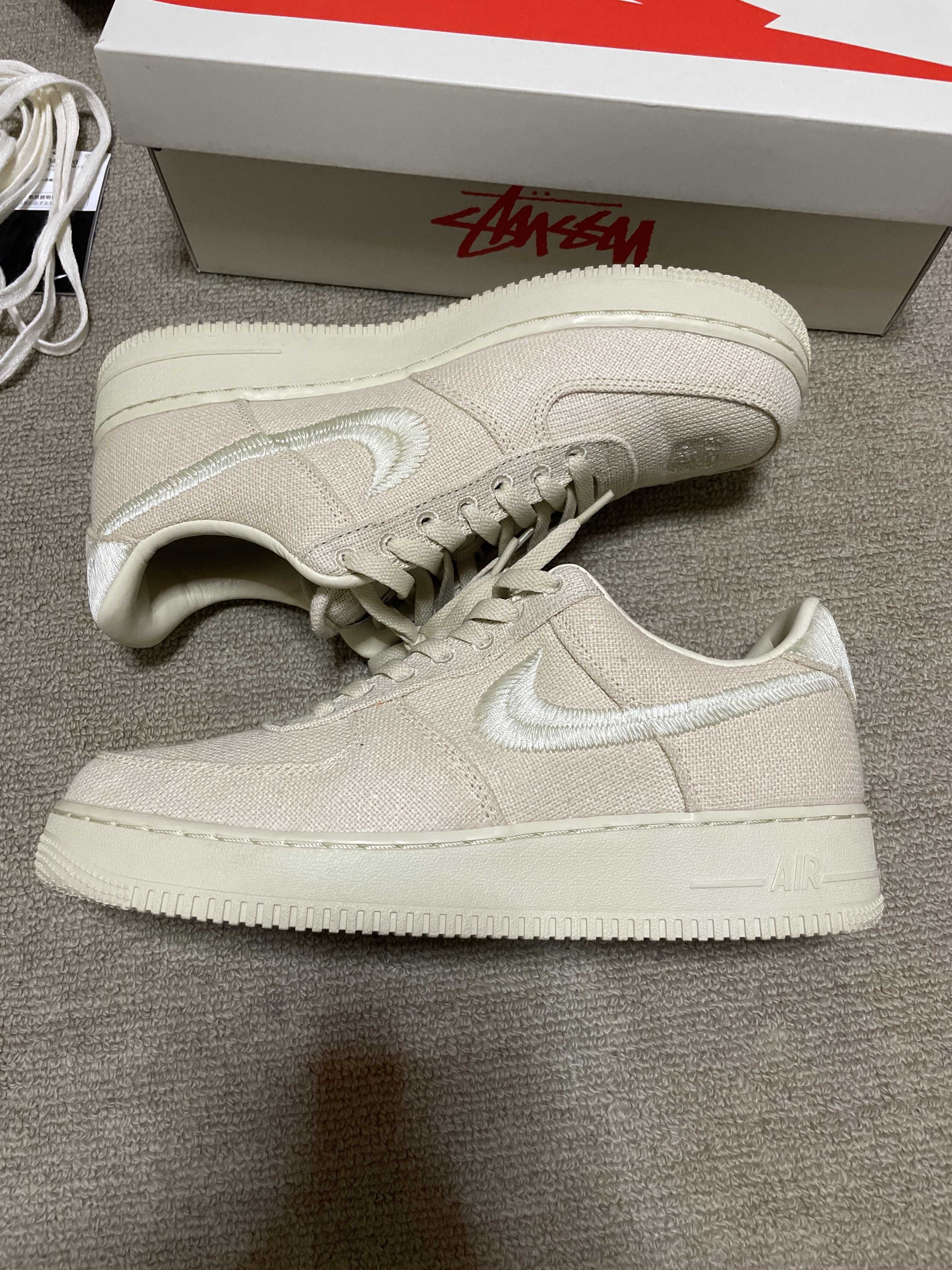 Stussy × Nike Air Force 1 Low "Fossil Stone"