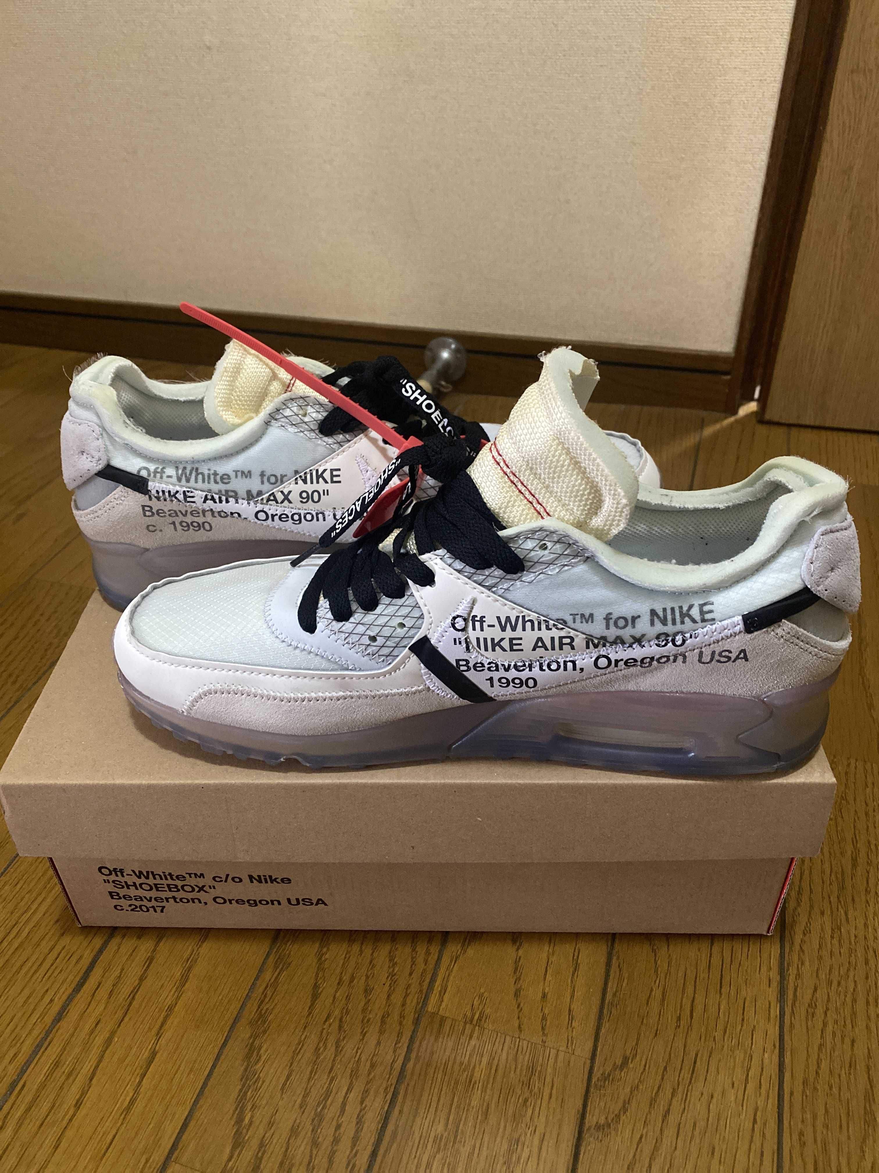 Off-White × Nike Air Max 90 "The 10/Sail"