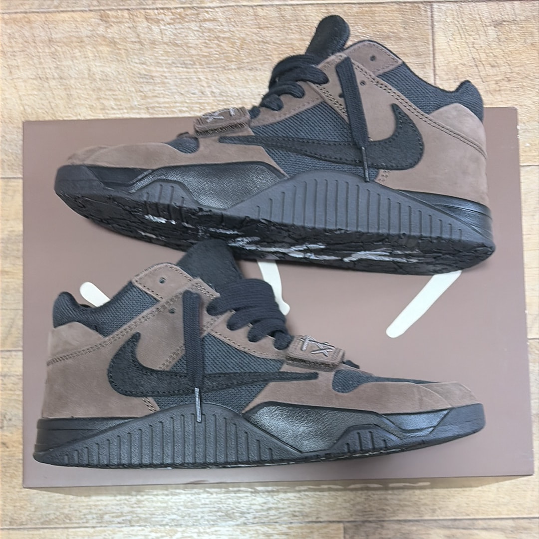 Travis Scott × Nike Jordan Jumpman Jack TR CJ1 T-Rexx "Black and Dark Mocha"