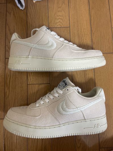 Stussy × Nike Air Force 1 Low "Fossil Stone"