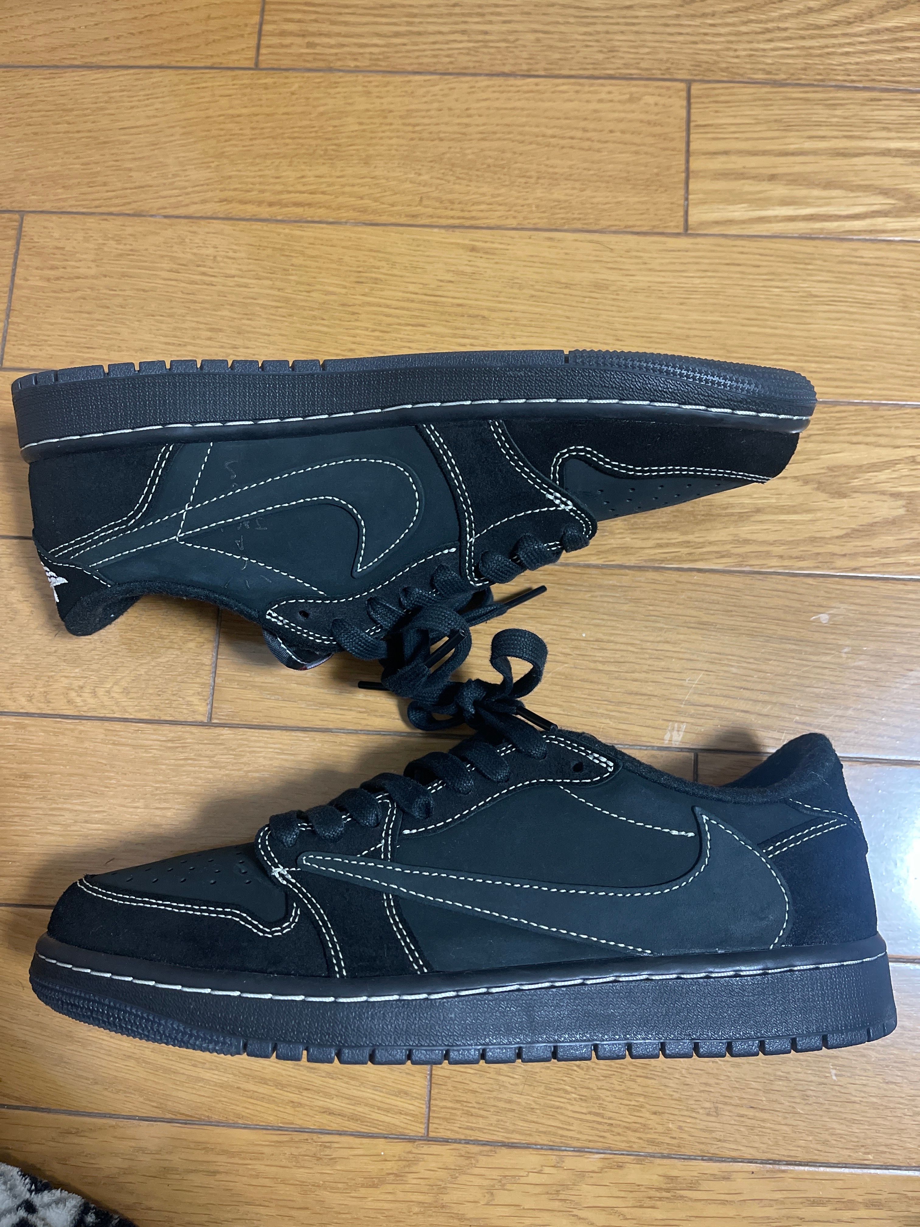Travis Scott × Nike Air Jordan 1 Low OG SP "Black Phantom"