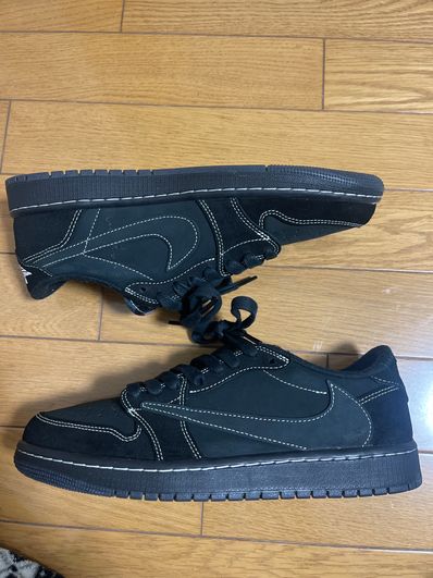 Travis Scott × Nike Air Jordan 1 Low OG SP "Black Phantom"