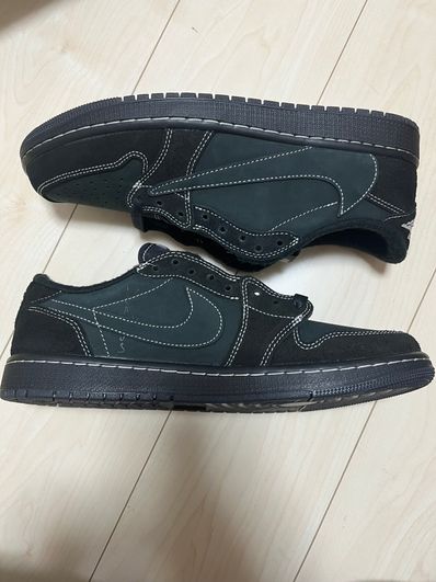 Travis Scott × Nike Air Jordan 1 Low OG SP "Black Phantom"