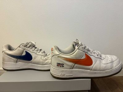 KITH × Nike Air Force 1 Low "White/Rush Blue/White/Brilliant Orange"