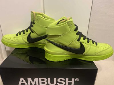 AMBUSH × NIKE DUNK HIGH "FLASH LIME"