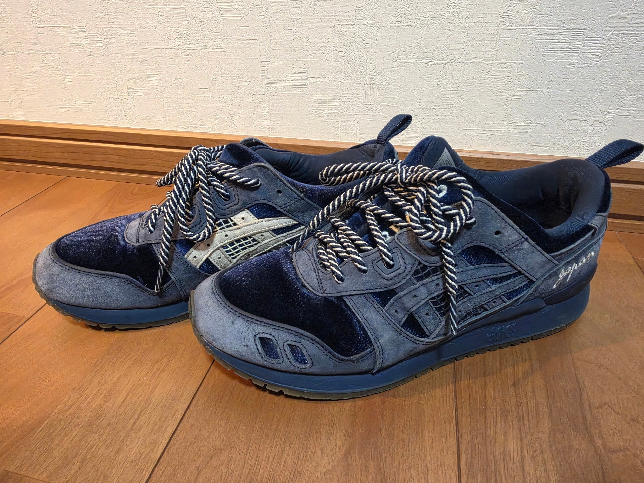 Beams × Mita Sneakers × Asics Tiger Gel-Lyte 3 Souvenir Jacket "Navy"