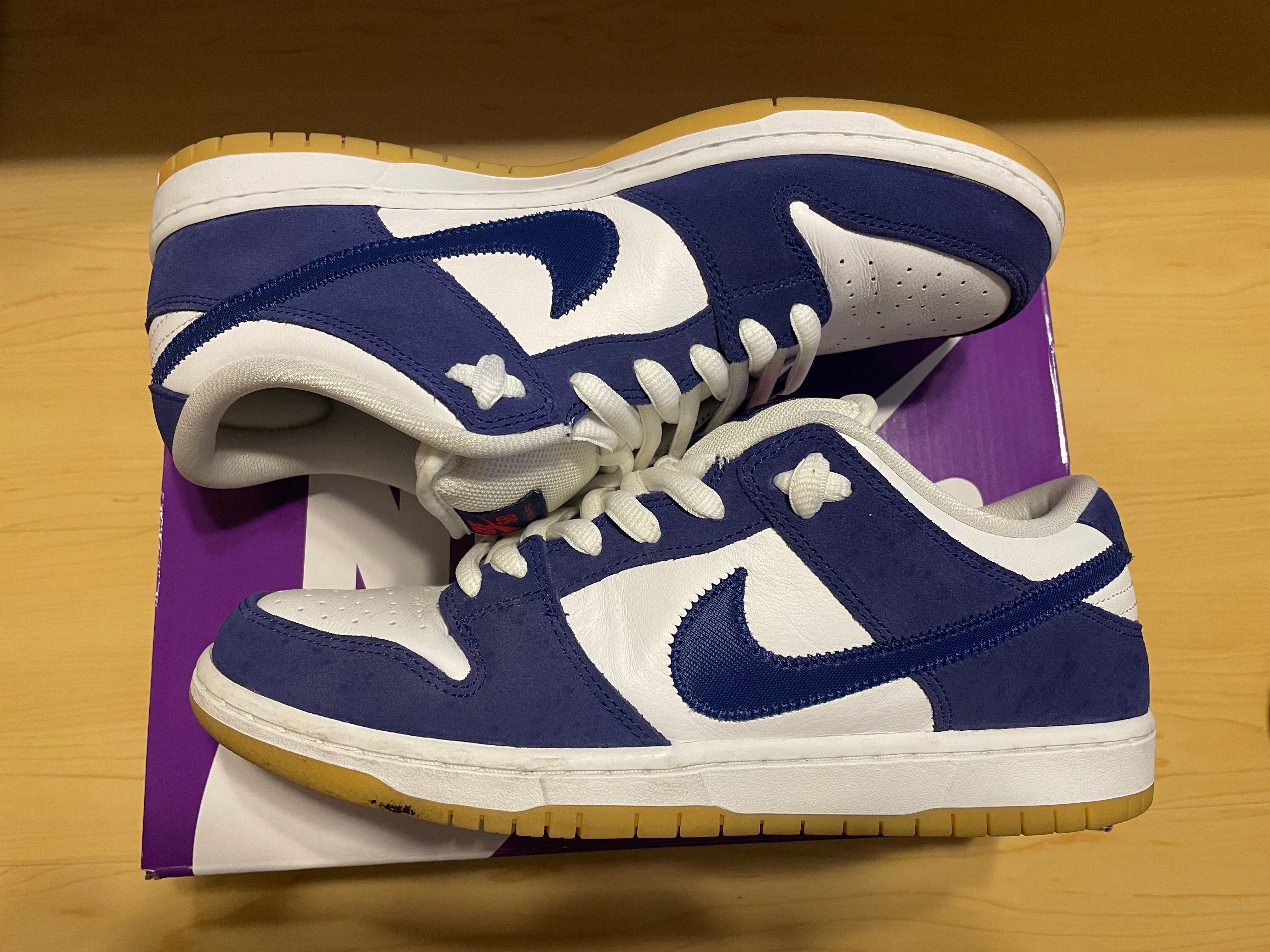 Nike SB Dunk Low "Los Angeles Dodgers/Deep Royal Blue"