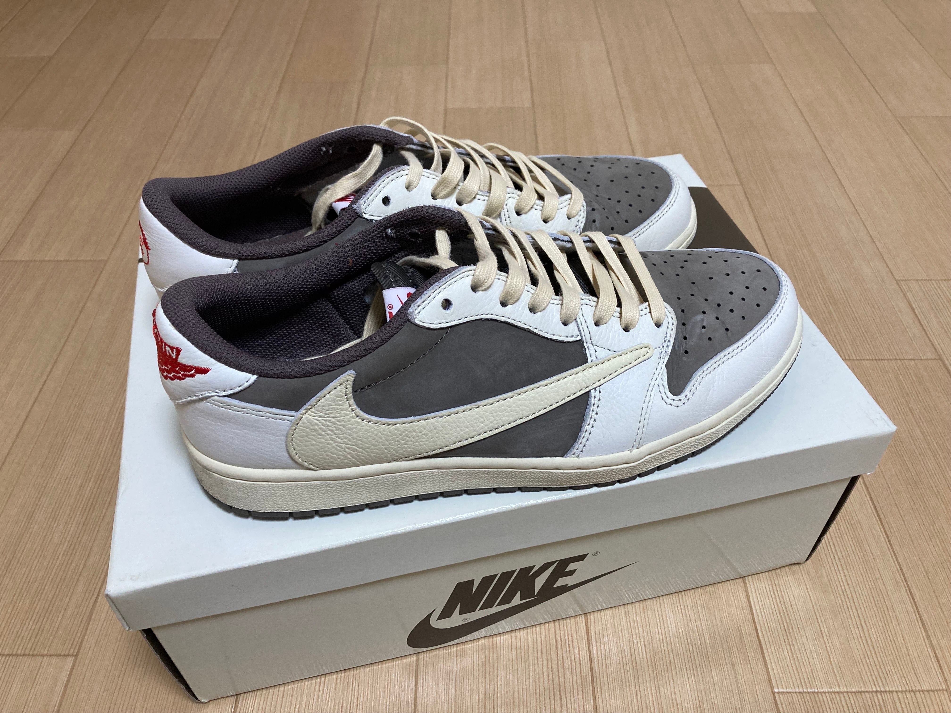 Travis Scott × Nike Air Jordan 1 Low OG SP "Reverse Mocha/Sail and Ridgerock"