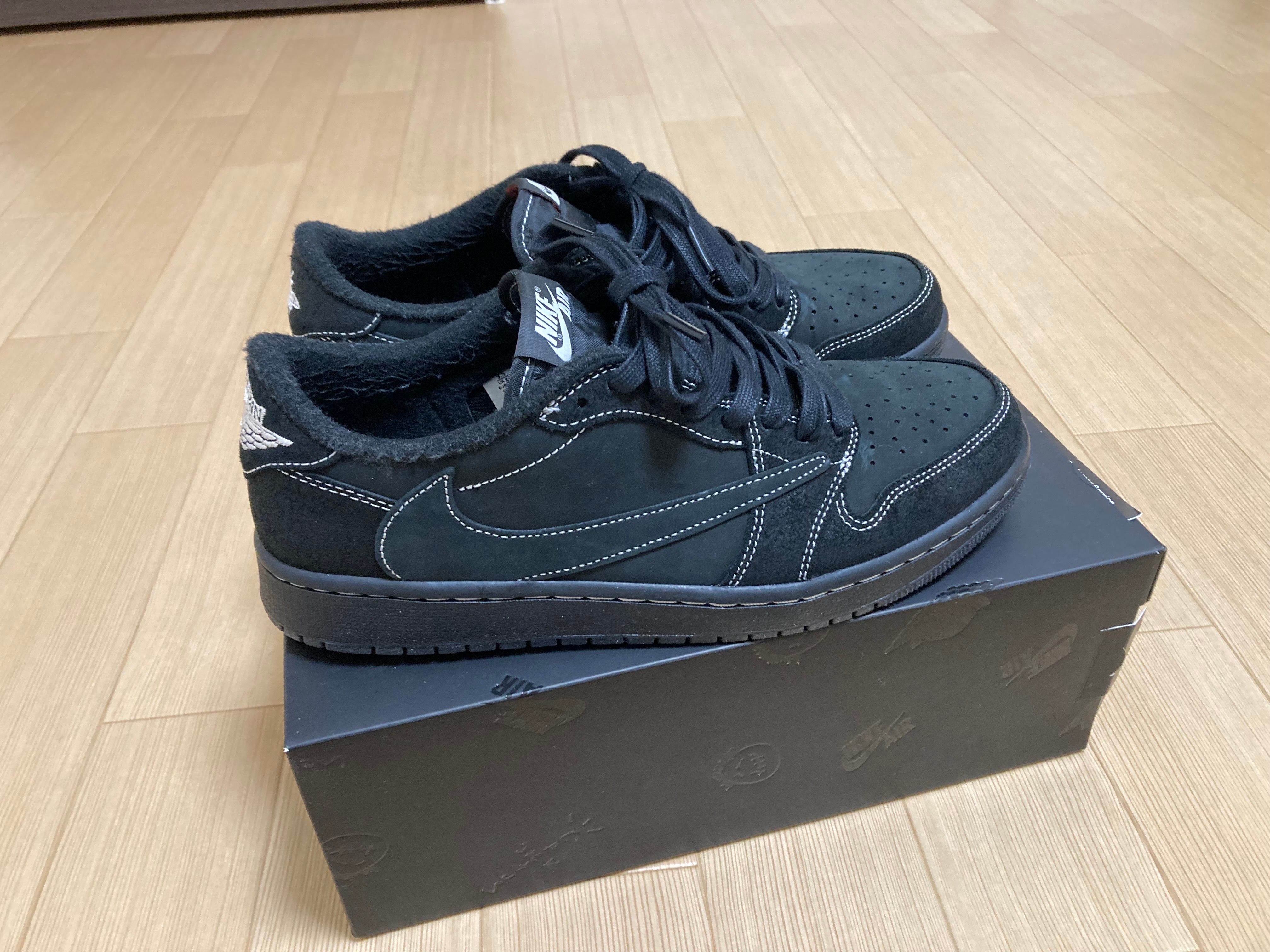 Travis Scott × Nike Air Jordan 1 Low OG SP "Black Phantom"