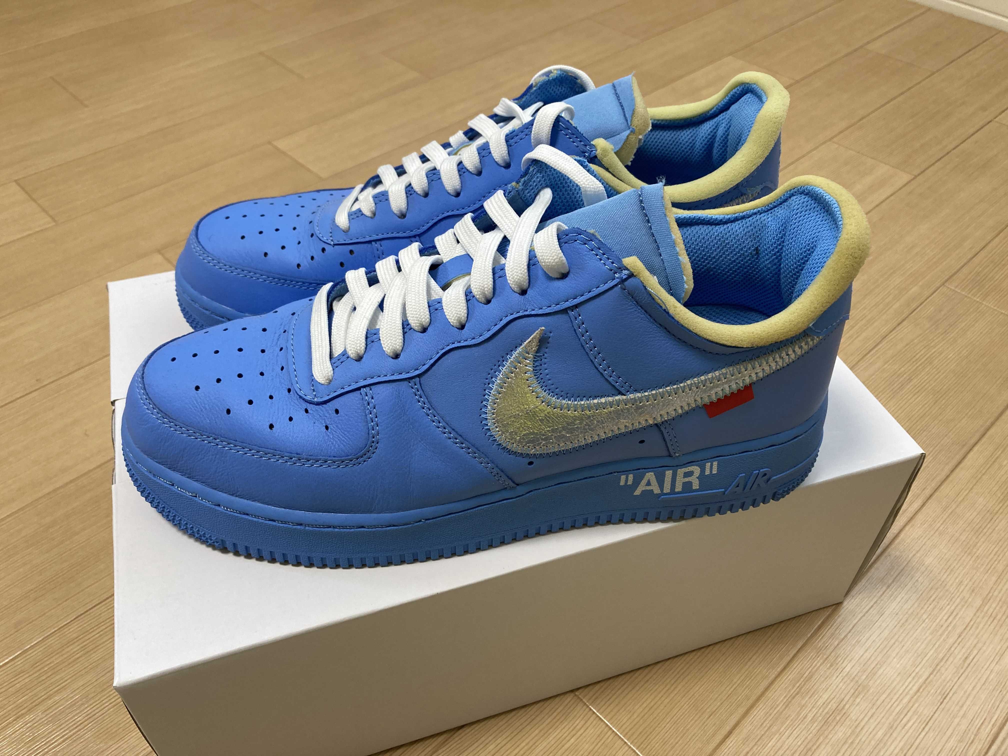 Off-White × Nike Air Force 1 Low "MCA University Blue"
