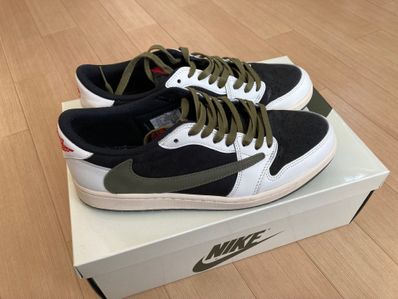 Travis Scott × Nike Women's Air Jordan 1 Low OG "Medium Olive"