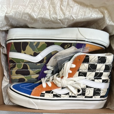A BATHING APE®︎ × Vans SK8-Hi "Multi Camo"