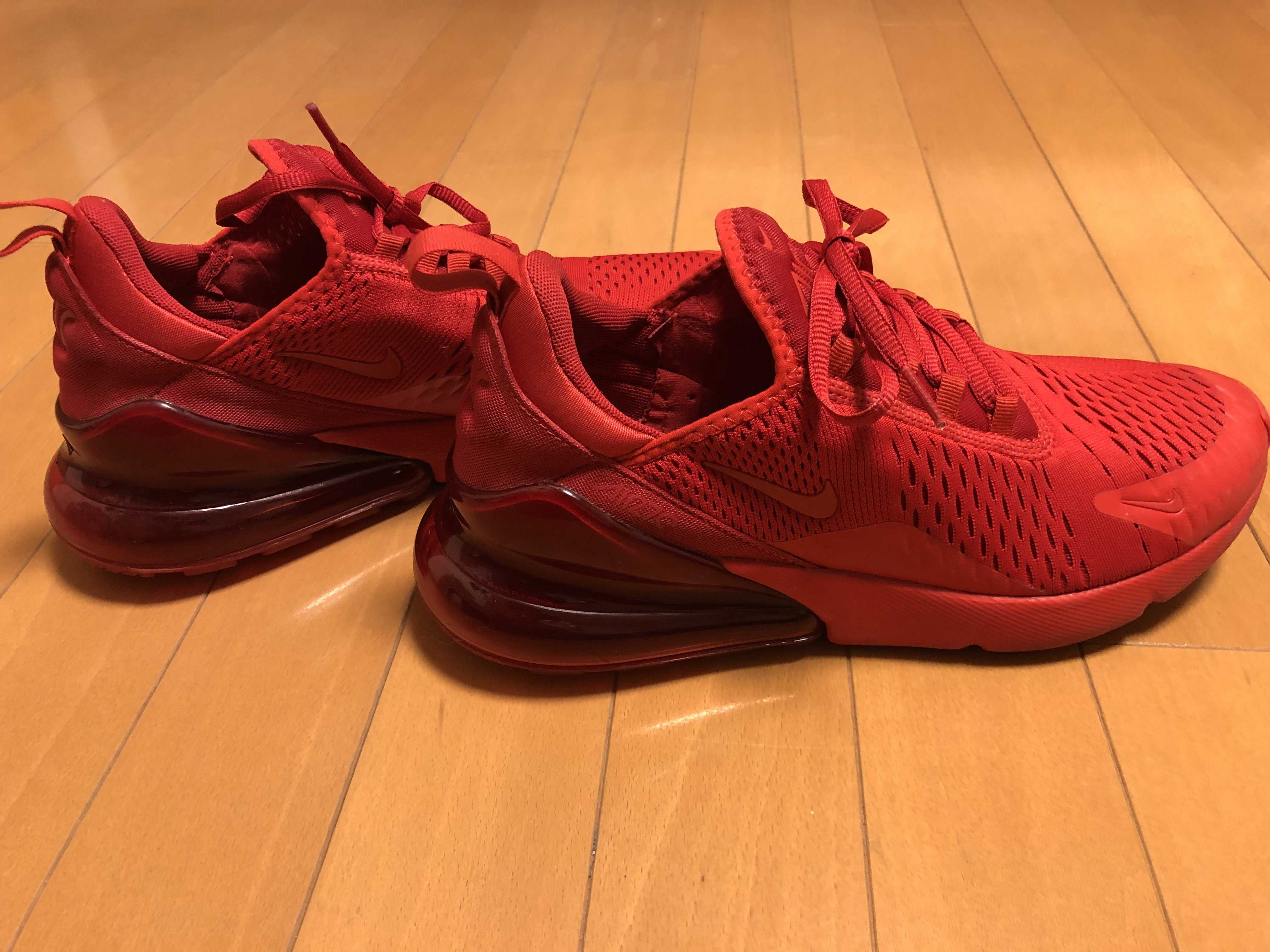 NIKE AIR MAX 270 TRIPLE RED