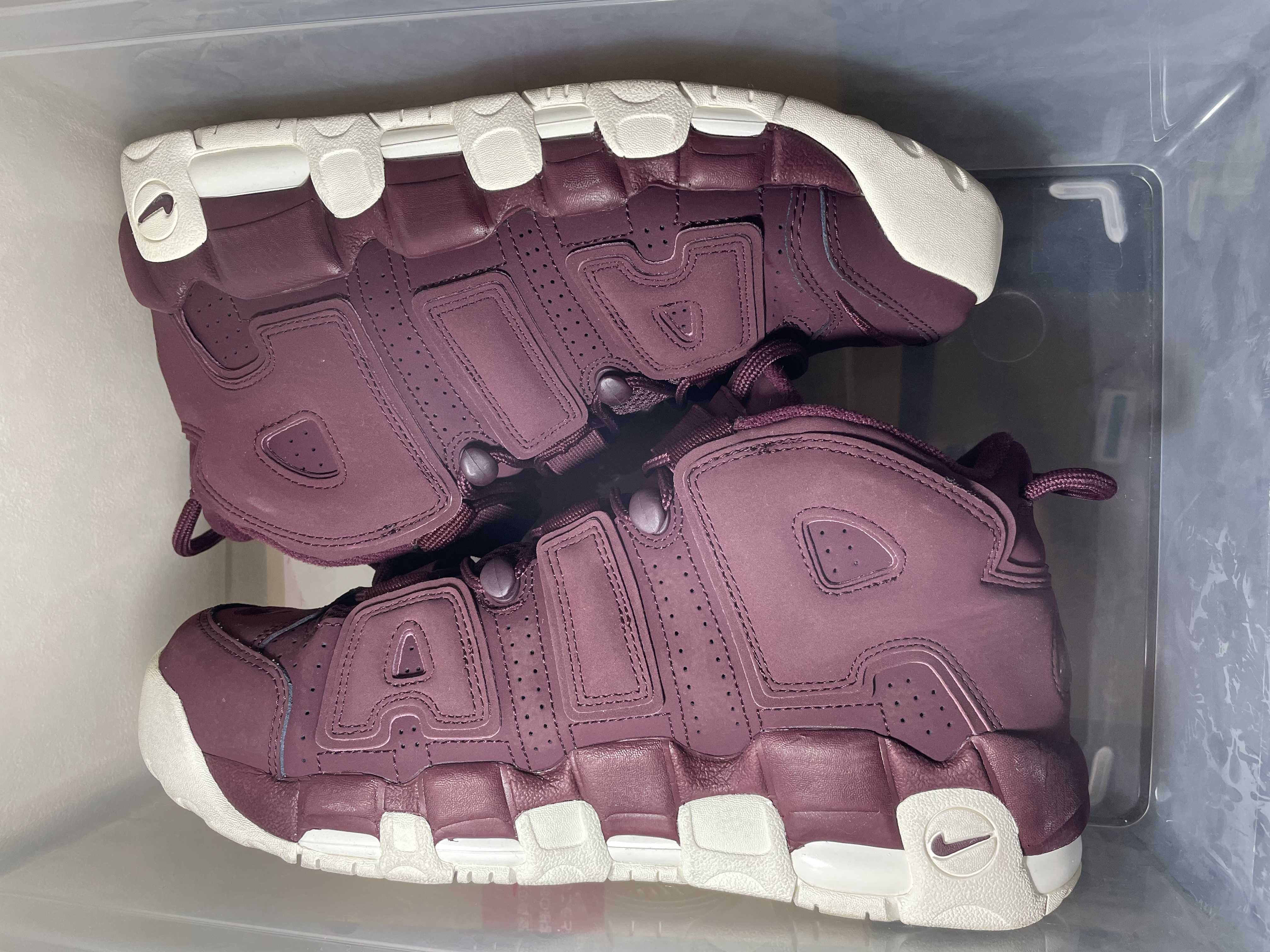 NIKE AIR MORE UPTEMPO "NIGHT MAROON/SAIL"