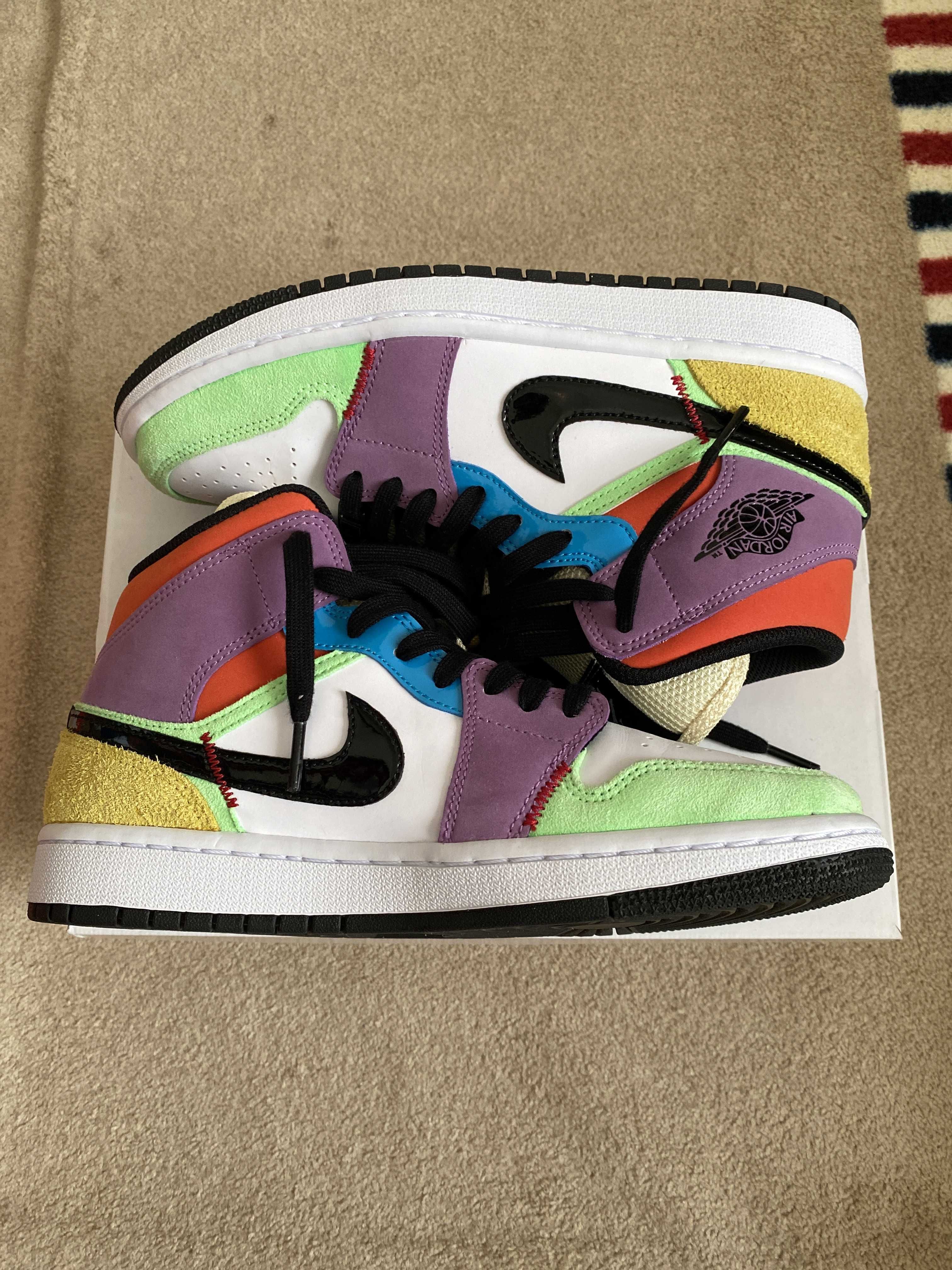 Nike Women's Air Jordan 1 Mid "Multi Color"