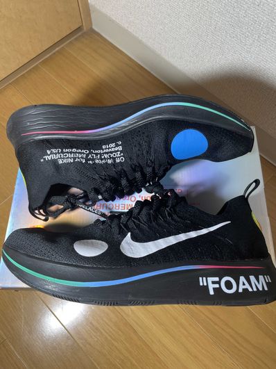 Off-White × Nike Zoom Fly Mercurial Flyknit "Black/White/Volt"
