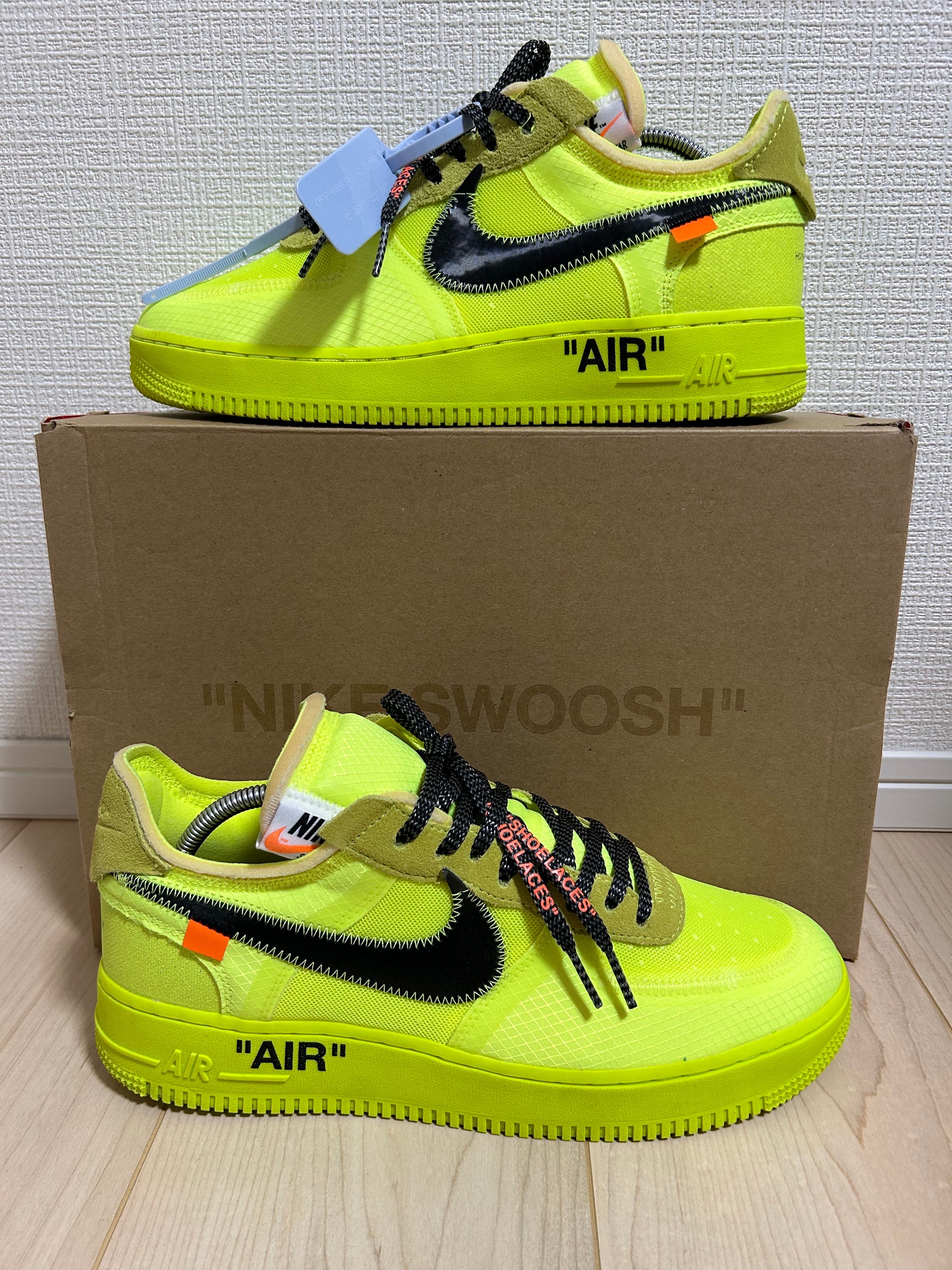 Off-White × Nike Air Force 1 Low "Volt"