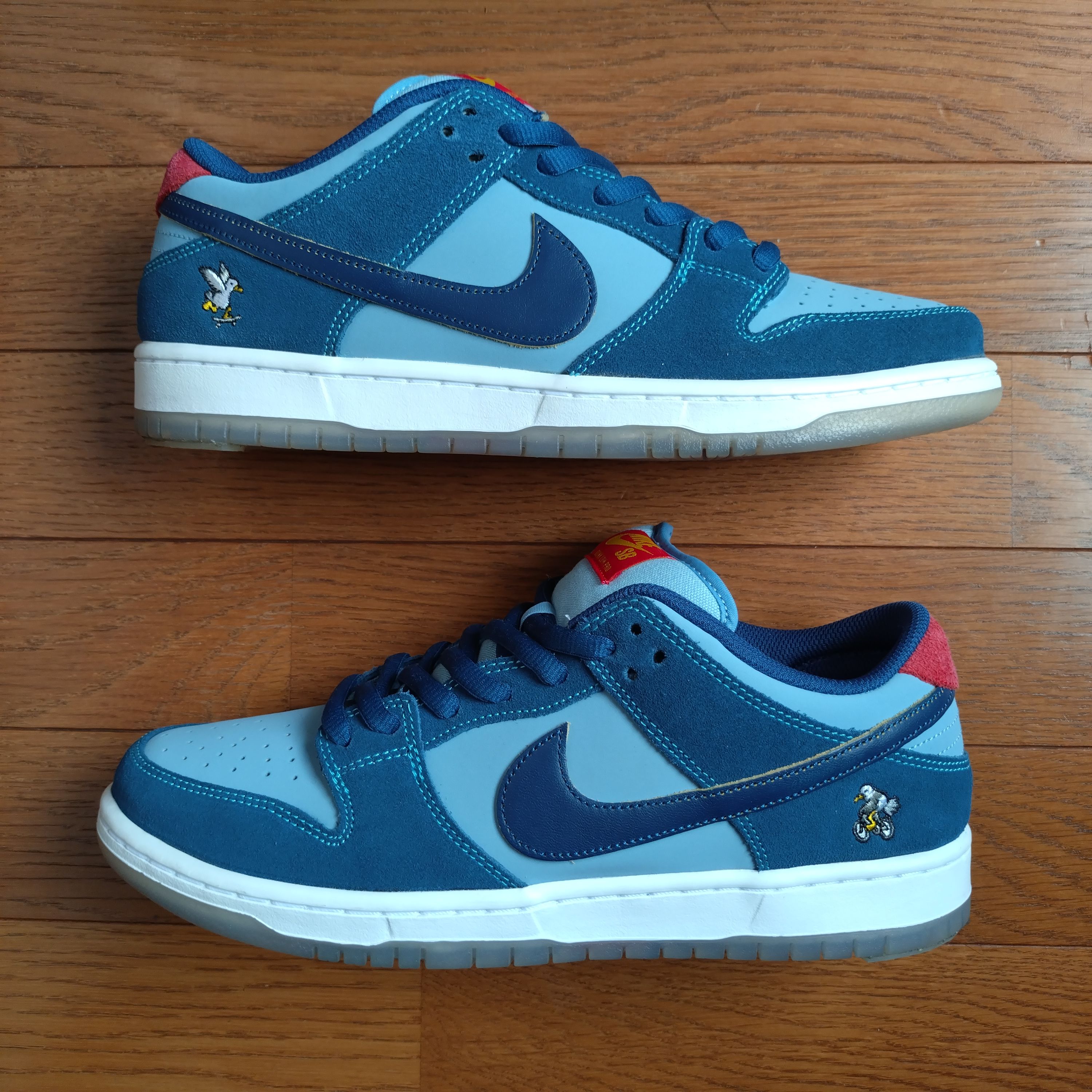 Why So Sad? × Nike SB Dunk Low "Coastal Blue/Speed Yellow-University Red"
