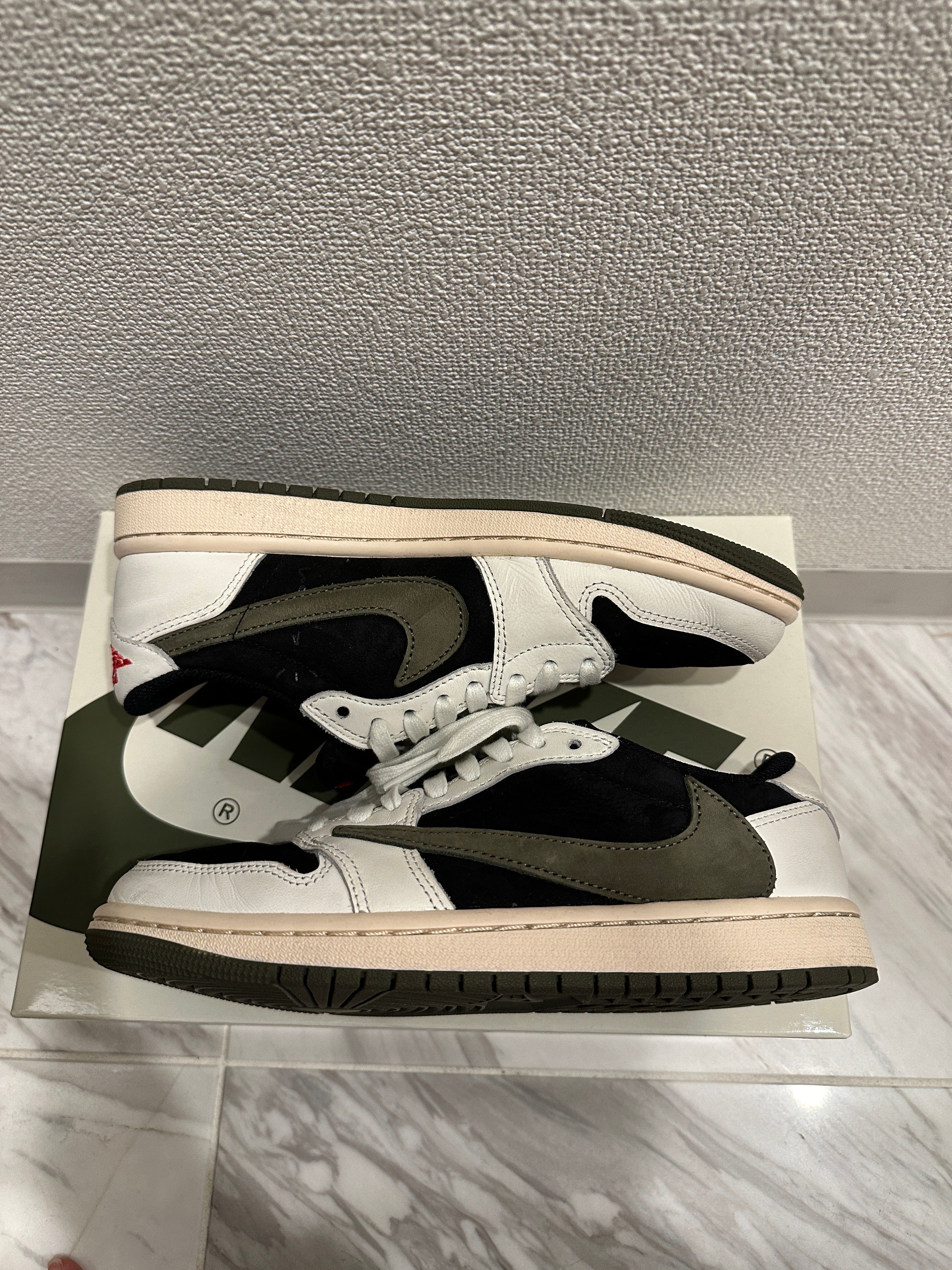Travis Scott × Nike Women's Air Jordan 1 Low OG "Medium Olive"