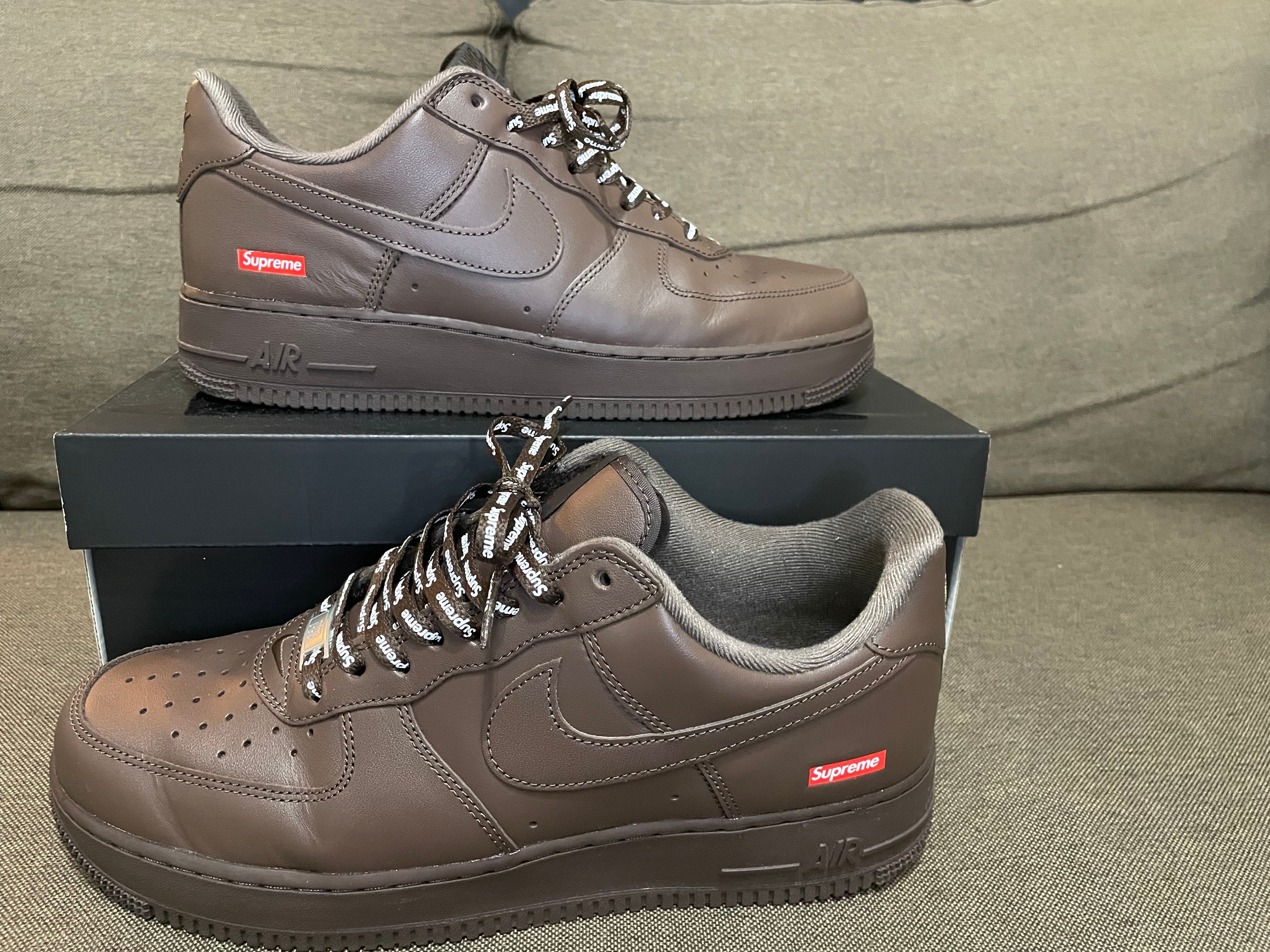 Supreme × Nike Air Force 1 Low "Baroque Brown"