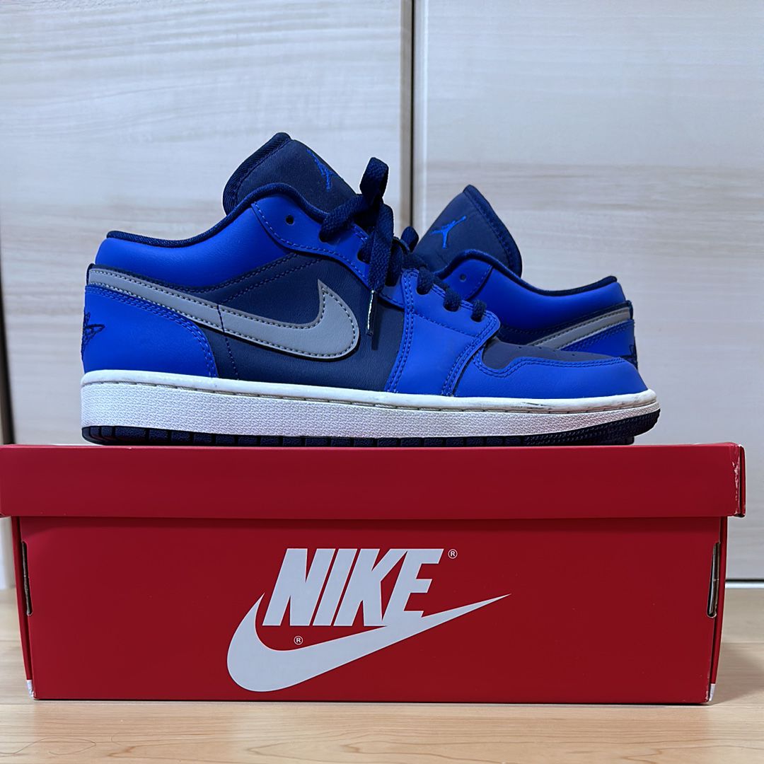 Nike Women's Air Jordan 1 Low "Game Royal/Stealth Blue/Void White"