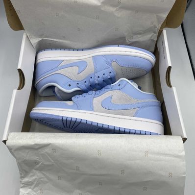 Nike Women's Air Jordan 1 Low "Football Grey/Aluminum/White"