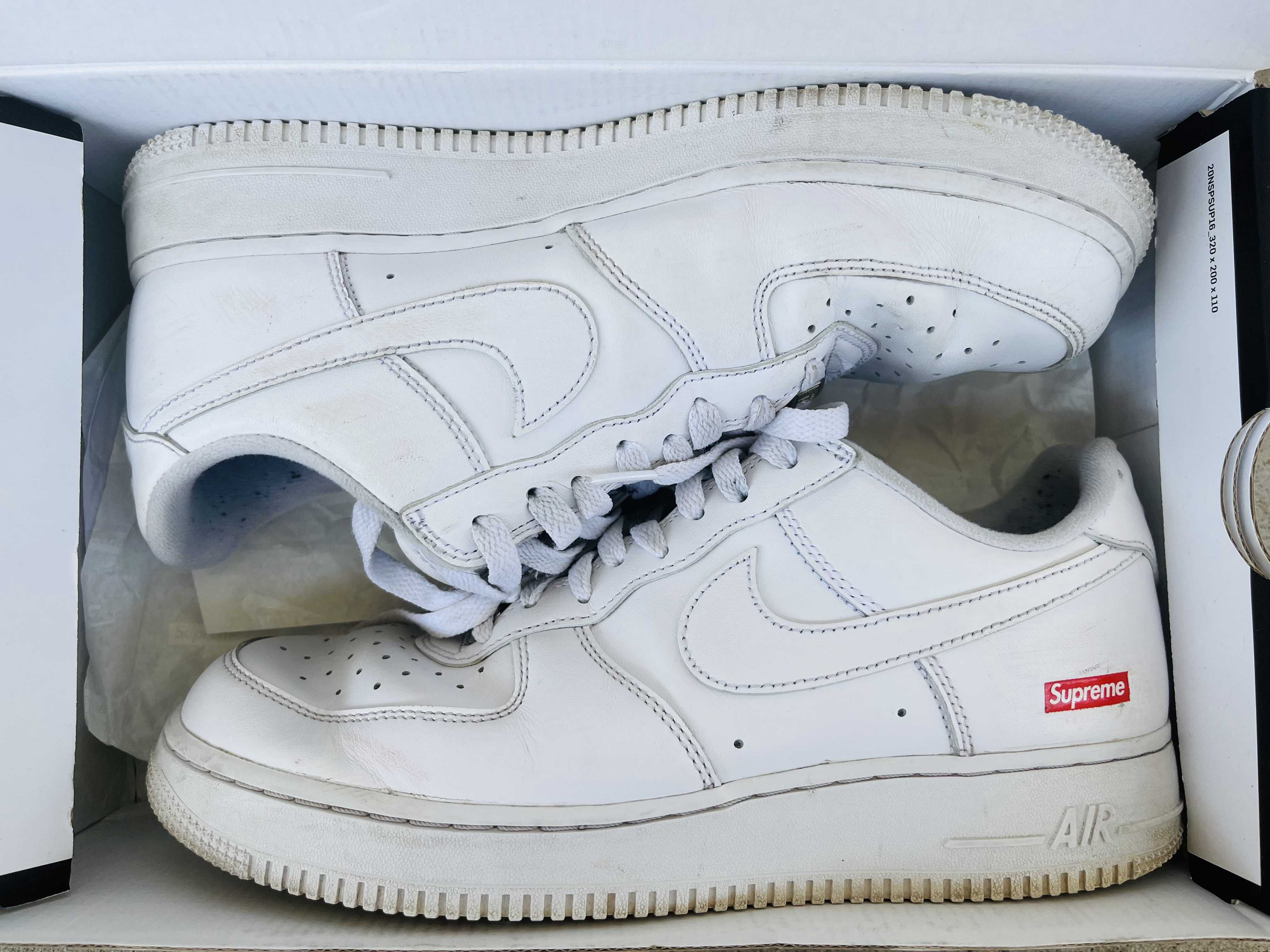 Supreme × Nike Air Force 1 Low "White"