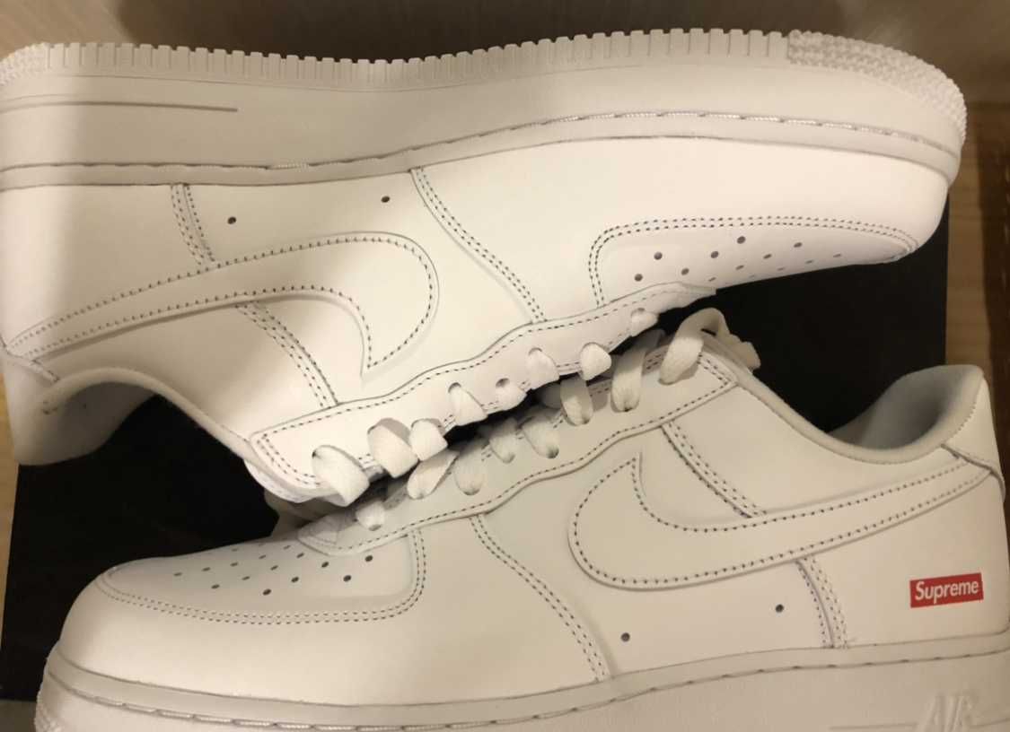 Supreme × Nike Air Force 1 Low "White"