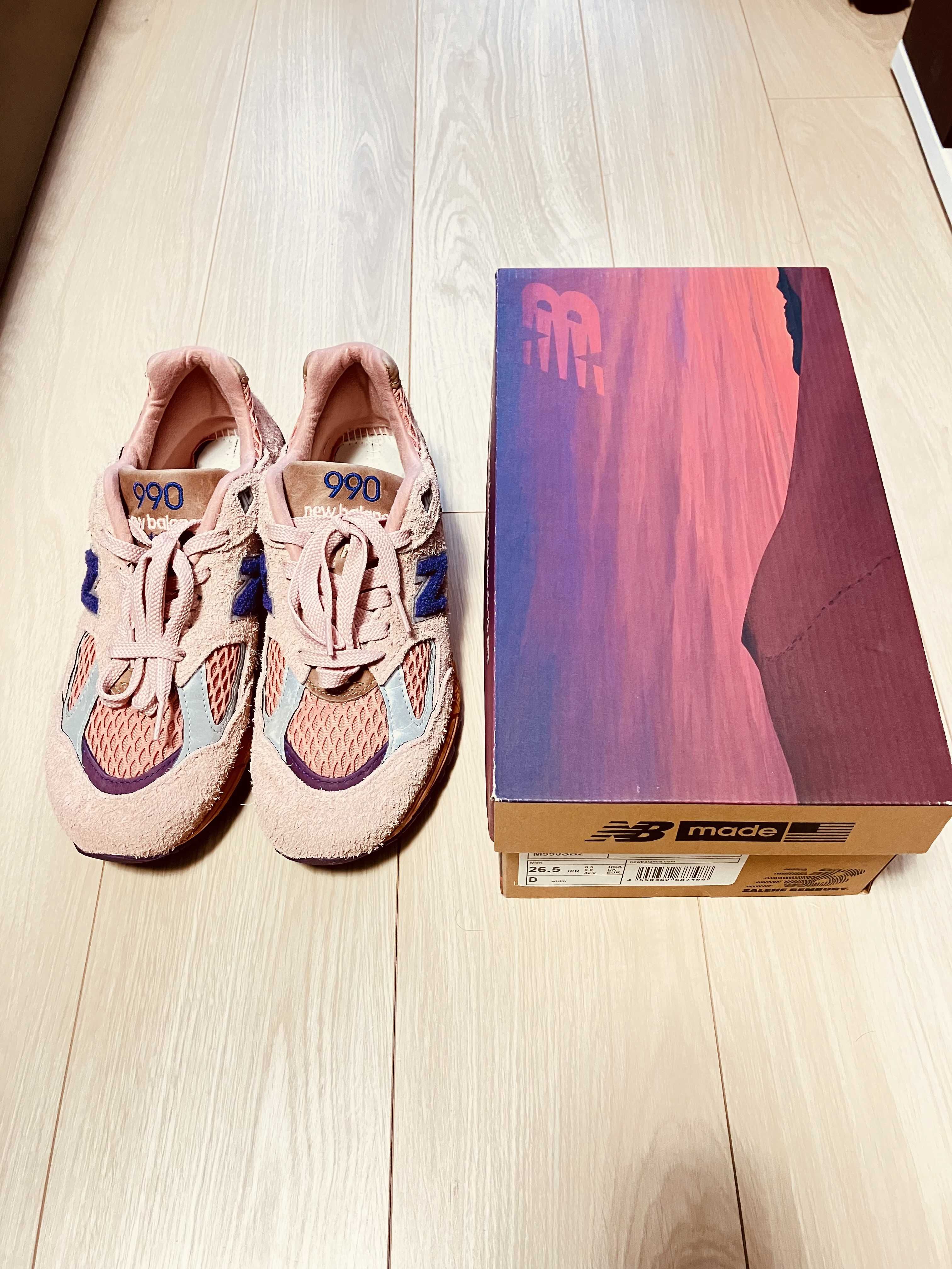 Salehe Bembury × New Balance 990V2 Sand Be The Time "Terra Cotta"