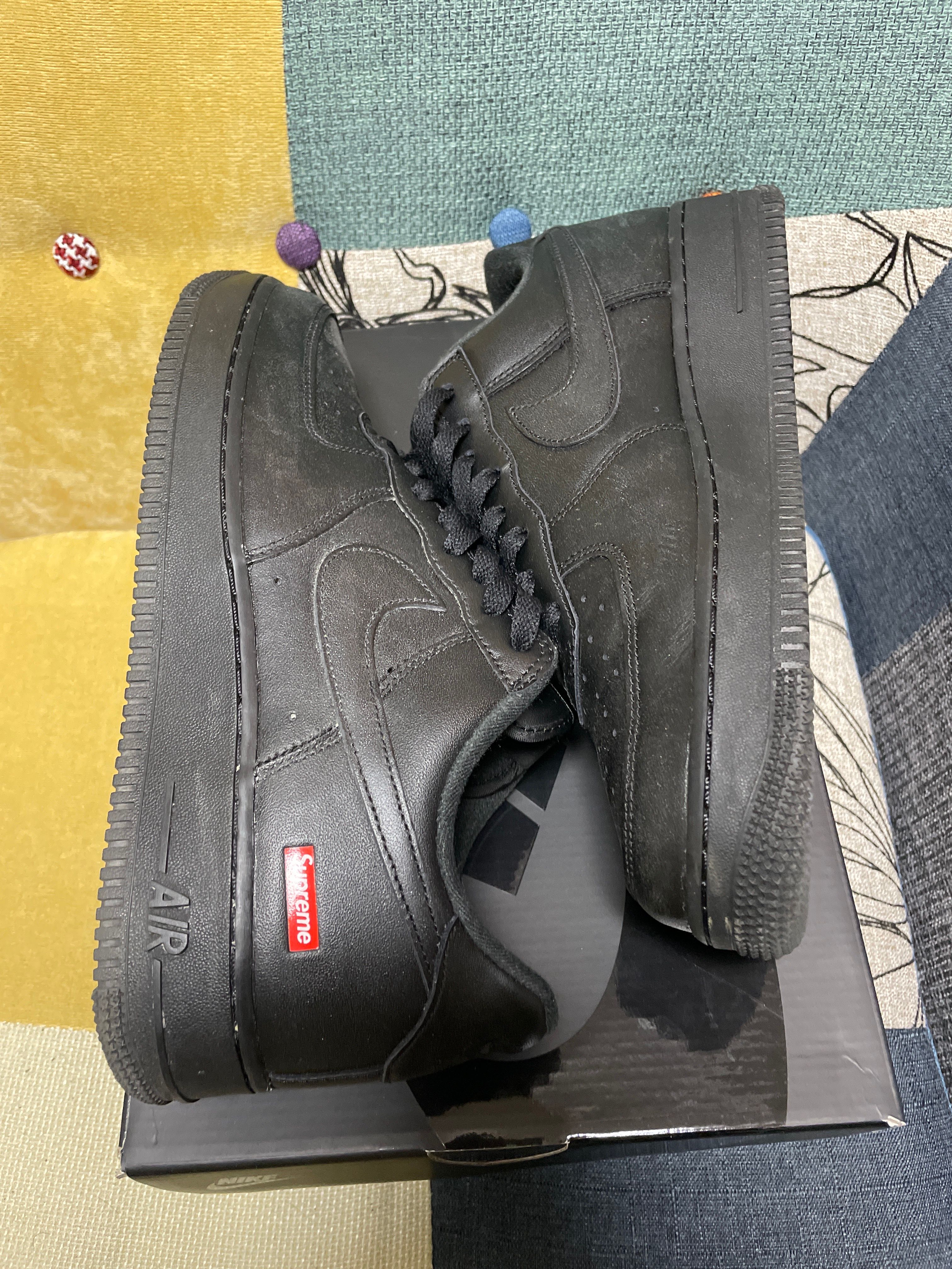 Supreme × Nike Air Force 1 Low "Black"
