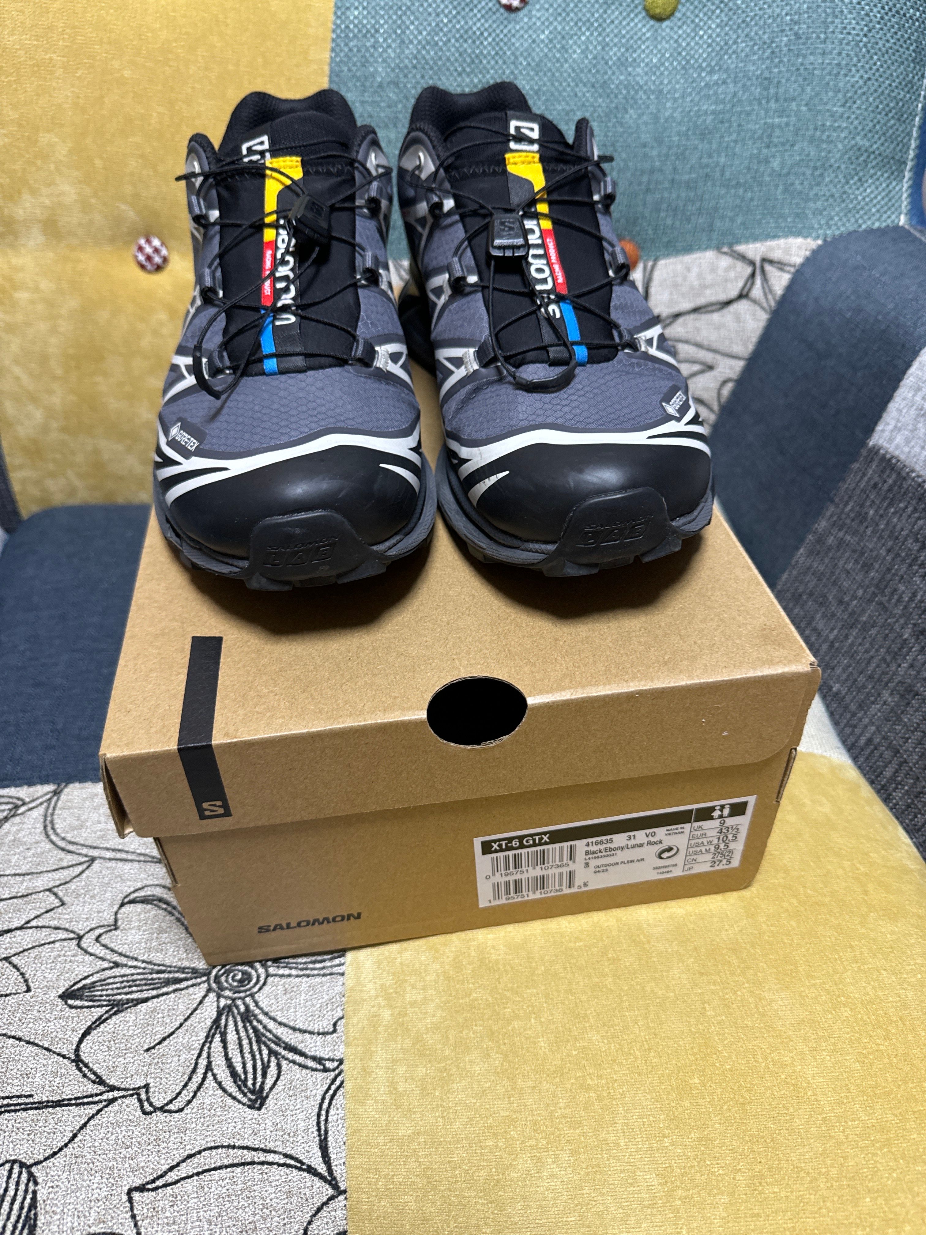 Salomon XT-6 GORE-TEX "Black/Ebony/Lunar Rock"