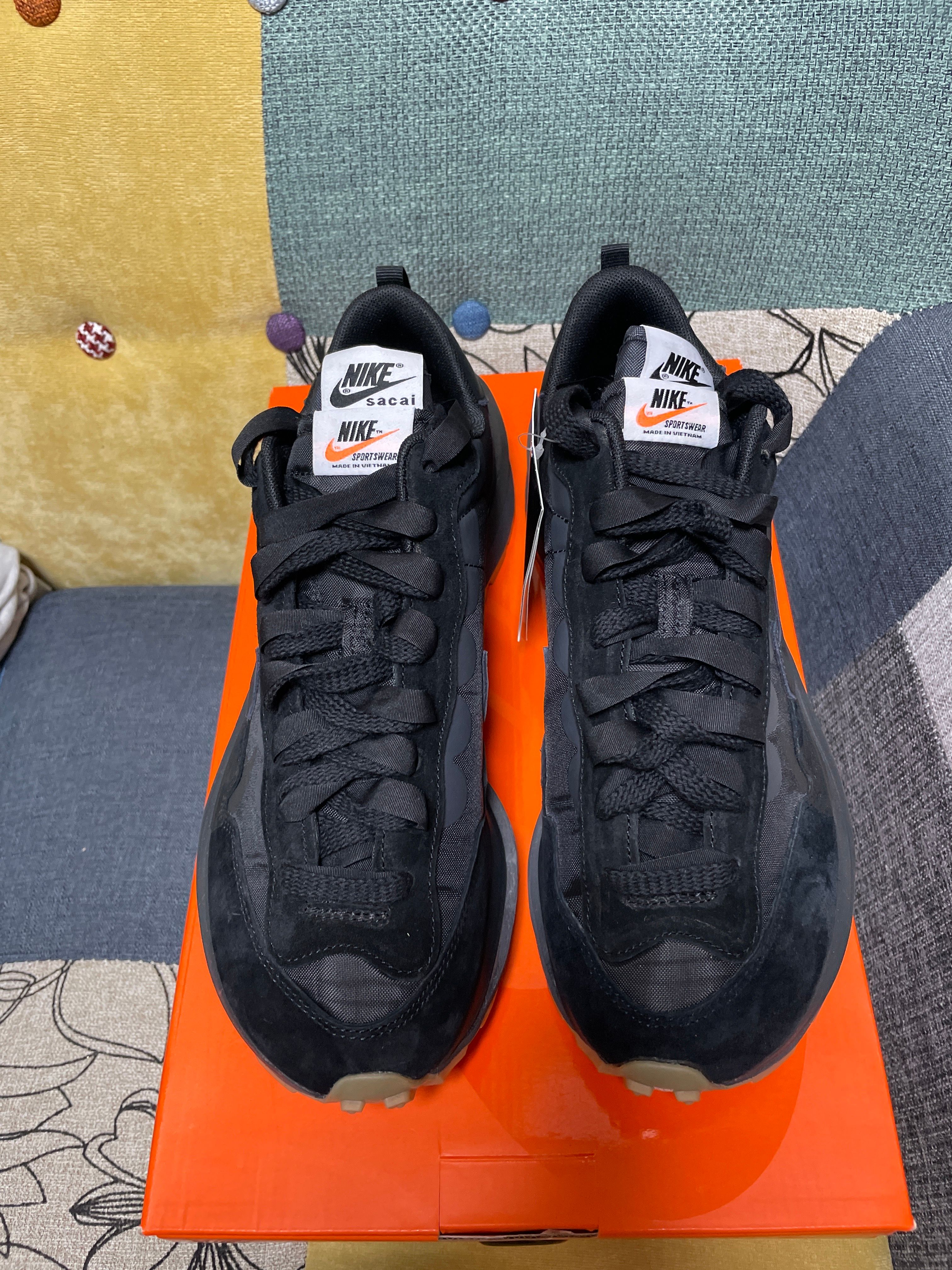 sacai × Nike VaporWaffle "Black Gum"