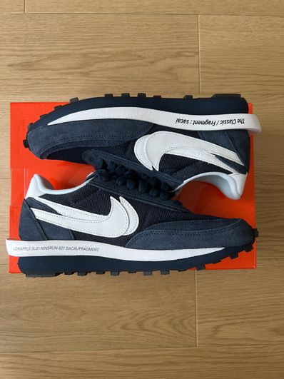 Fragment × sacai × Nike LD Waffle "Blackended Blue"