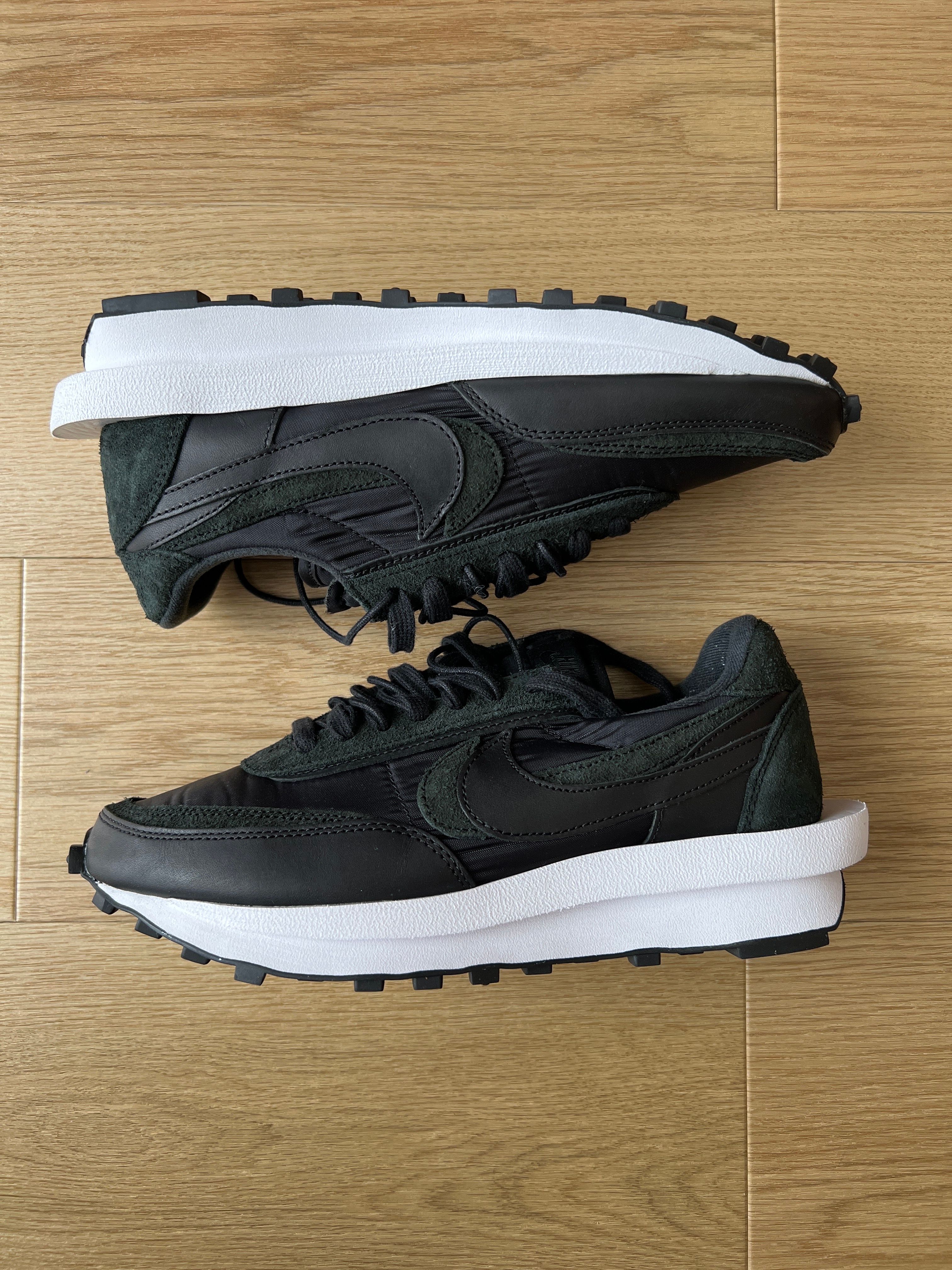 sacai × Nike LDV Waffle "Triple Black"
