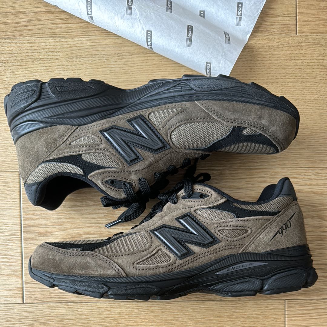 JJJJound × New Balance 990V3 "Slate Black"