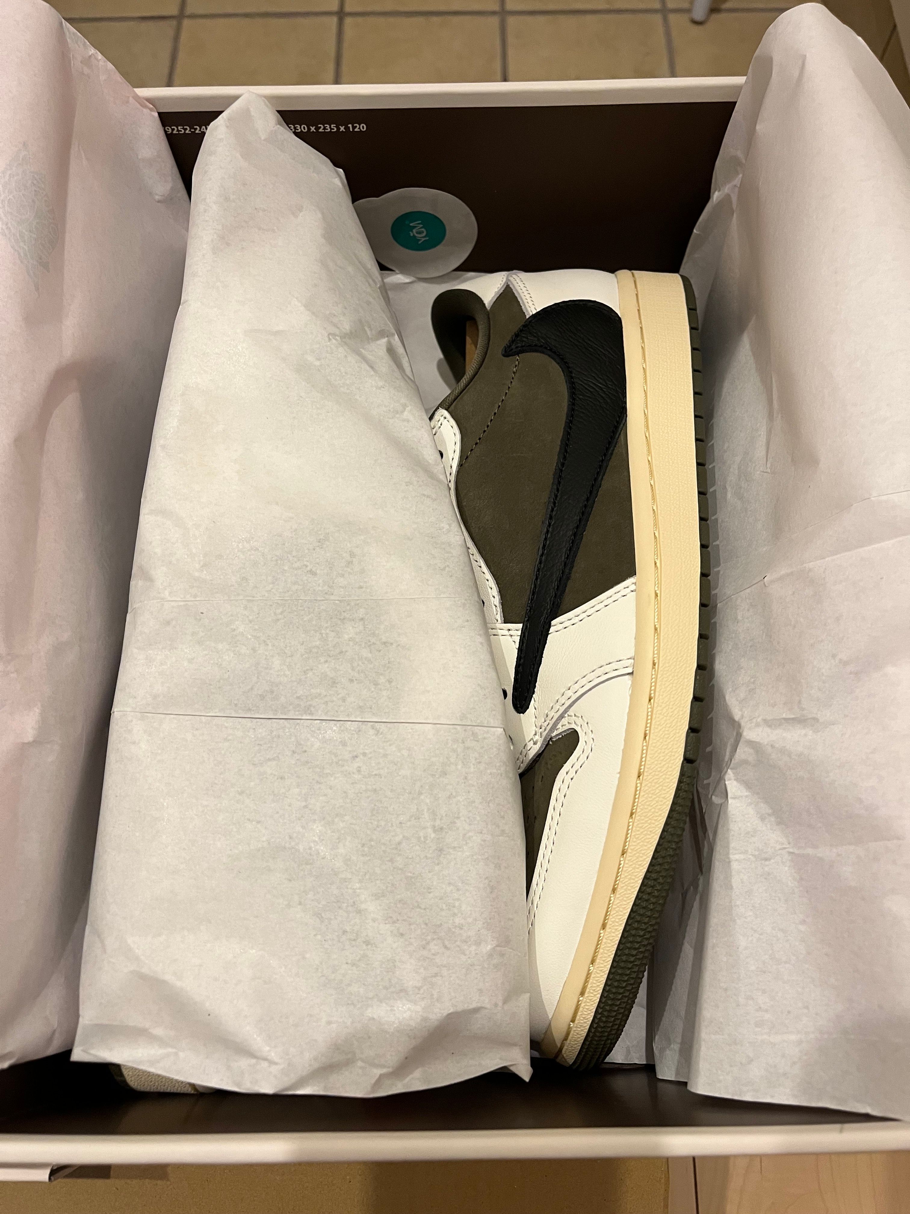 Travis Scott × Nike Air Jordan 1 Low OG SP "Reverse Olive"