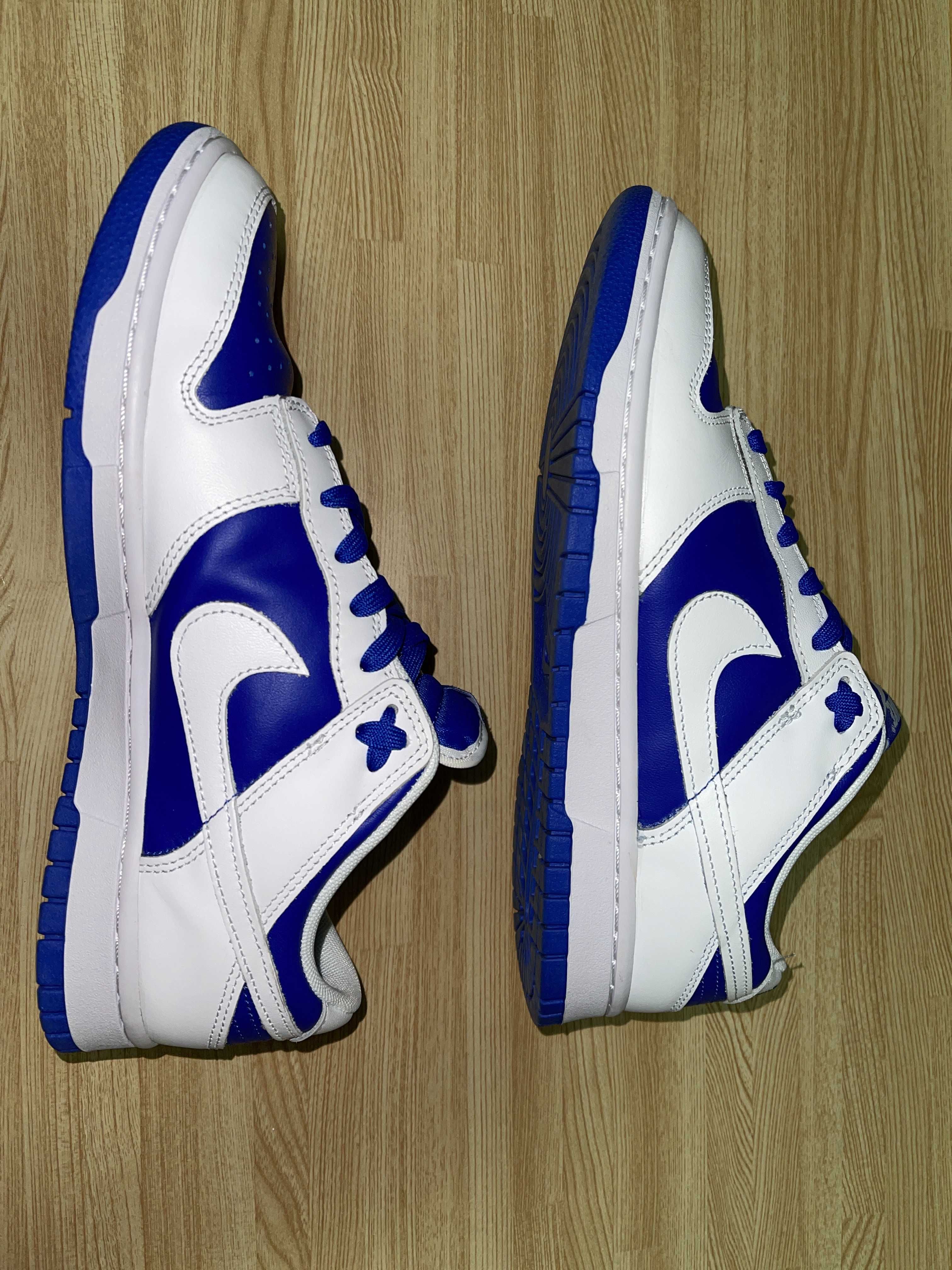 Nike Dunk Low Retro "Racer Blue and White"