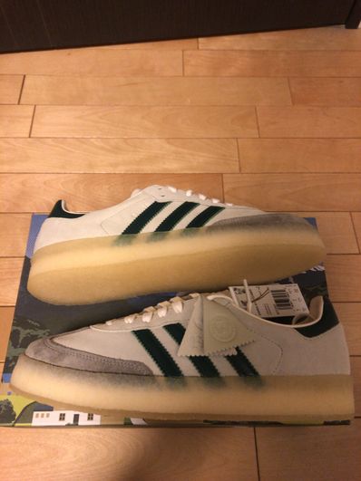 Ronnie Fieg × Clarks × adidas Samba "White/Green"