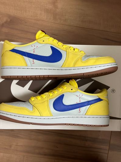 Travis Scott × Nike Women's Air Jordan 1 Retro Low OG "Canary"