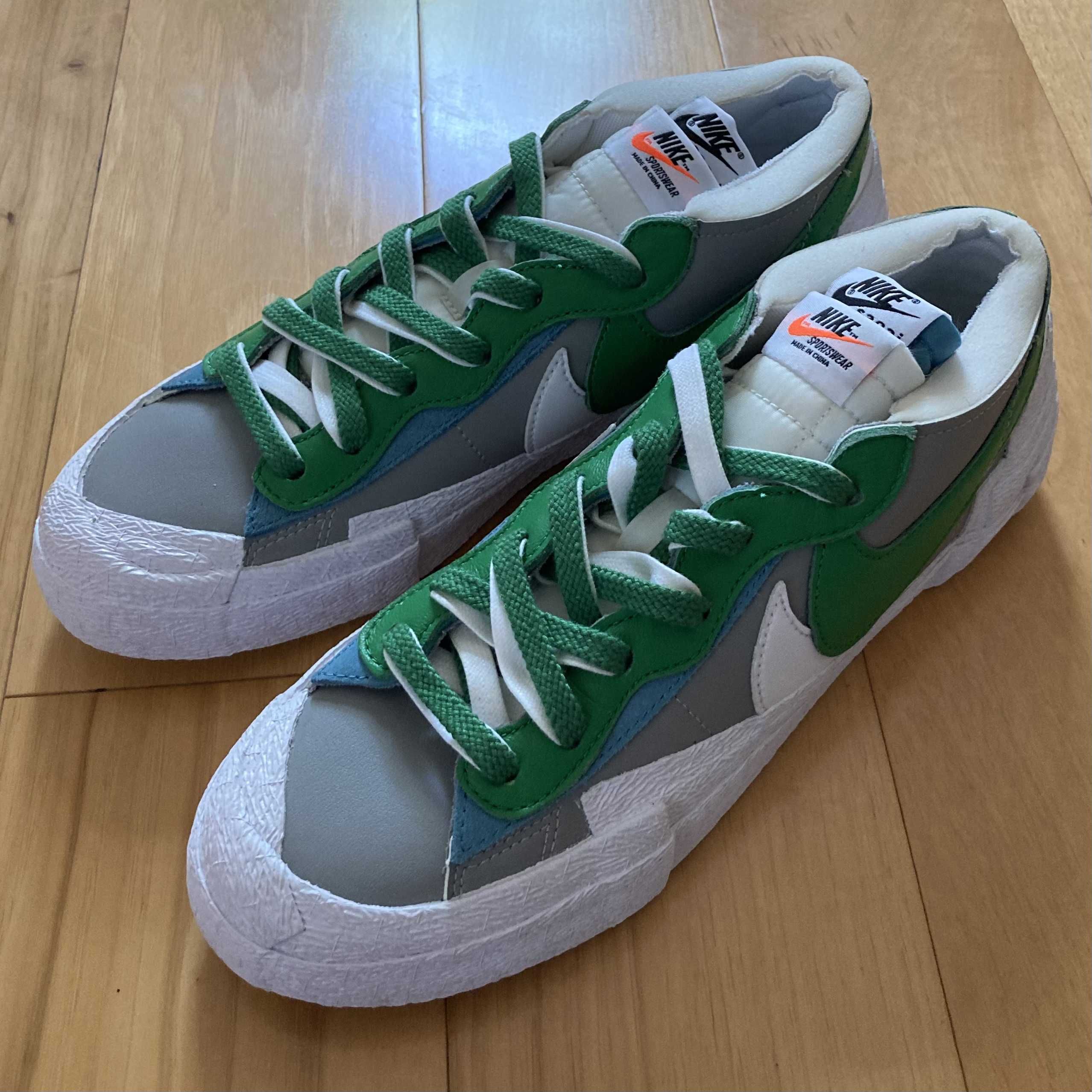 sacai × Nike Blazer Low "Classic Green"